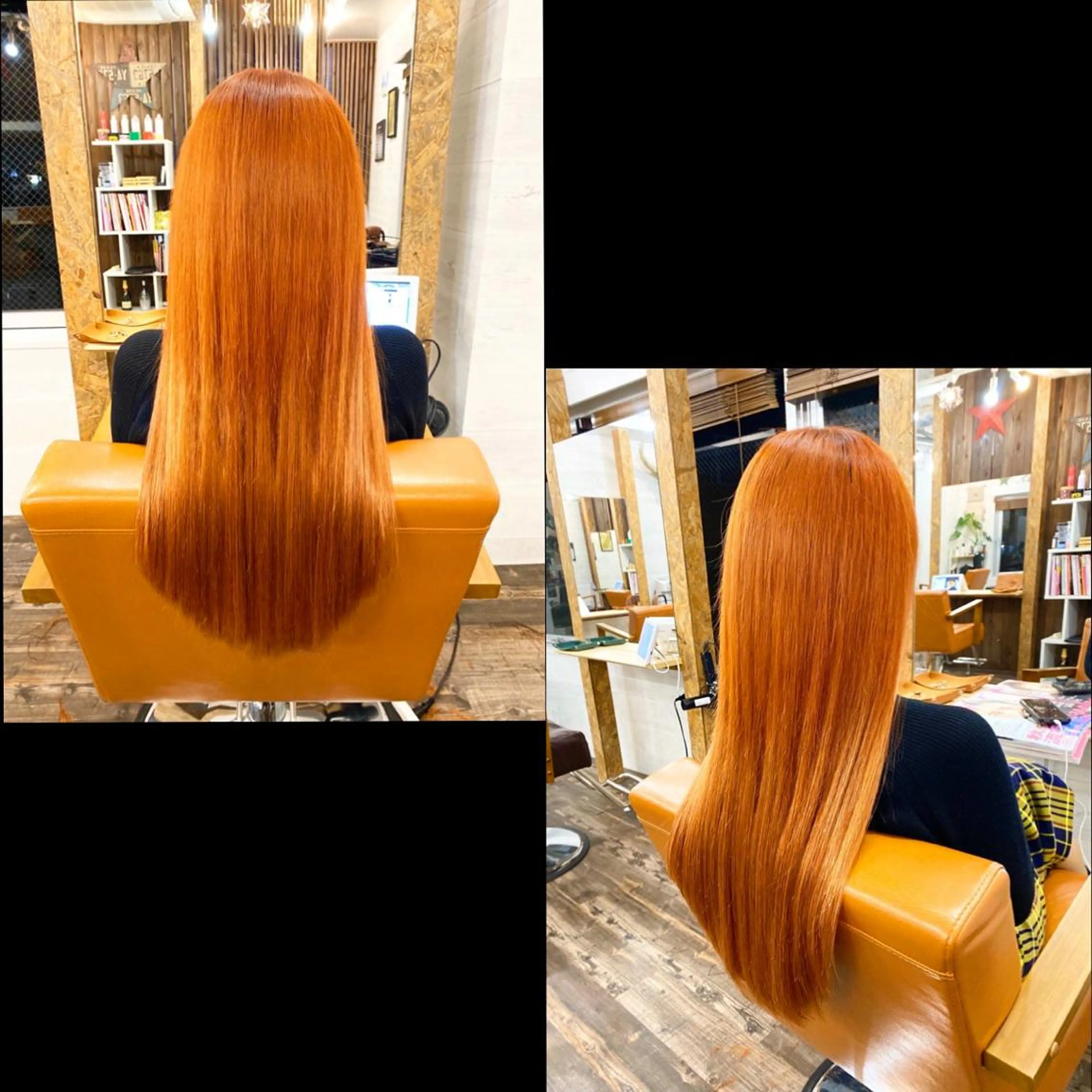 ロング カラー ✯カラー&編み込み エクステ✯池田智博✯のヘアスタイル