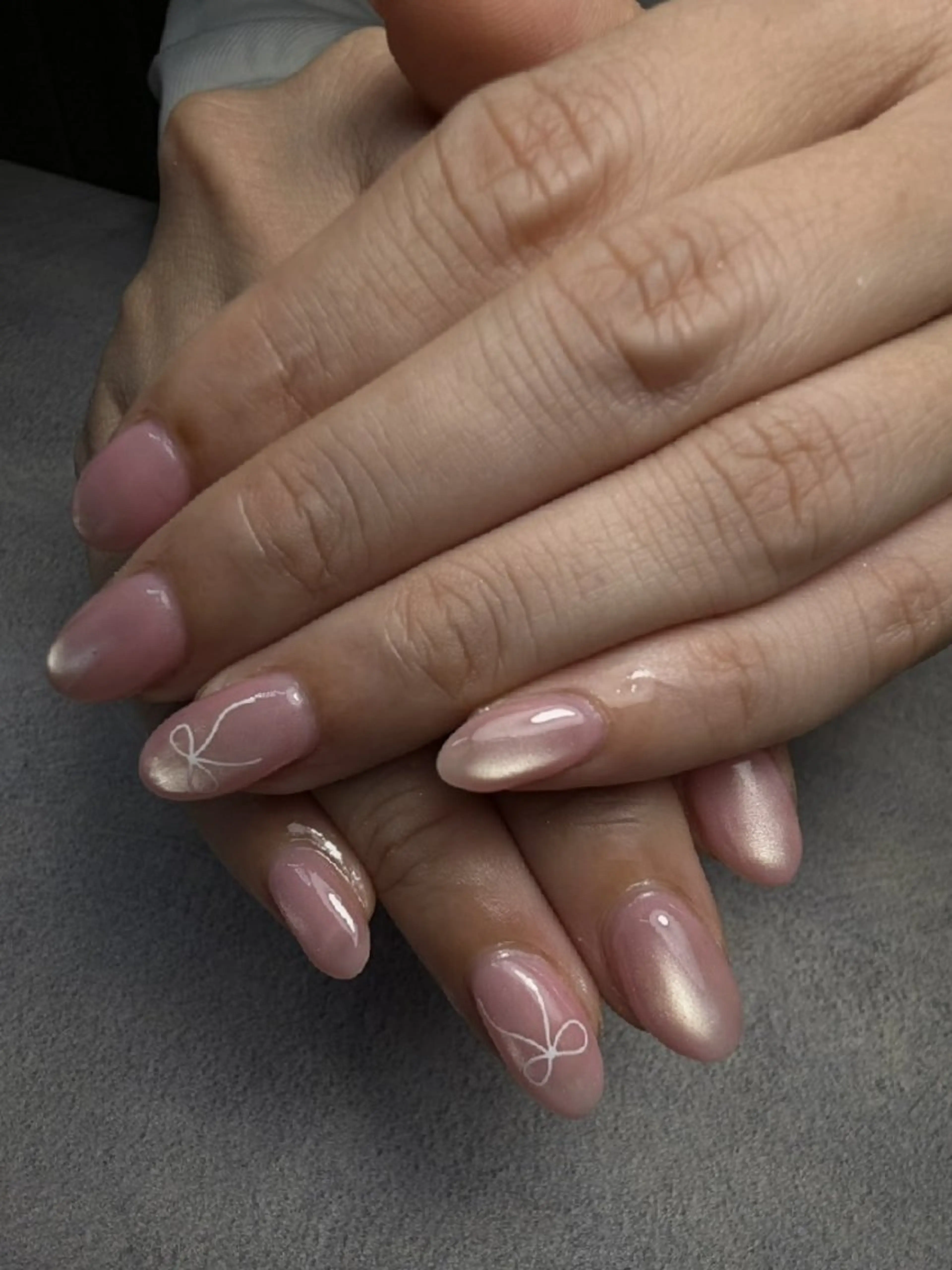 ネイル ワンホンネイル ハンドネイル miwa🌿 .fのネイルデザイン