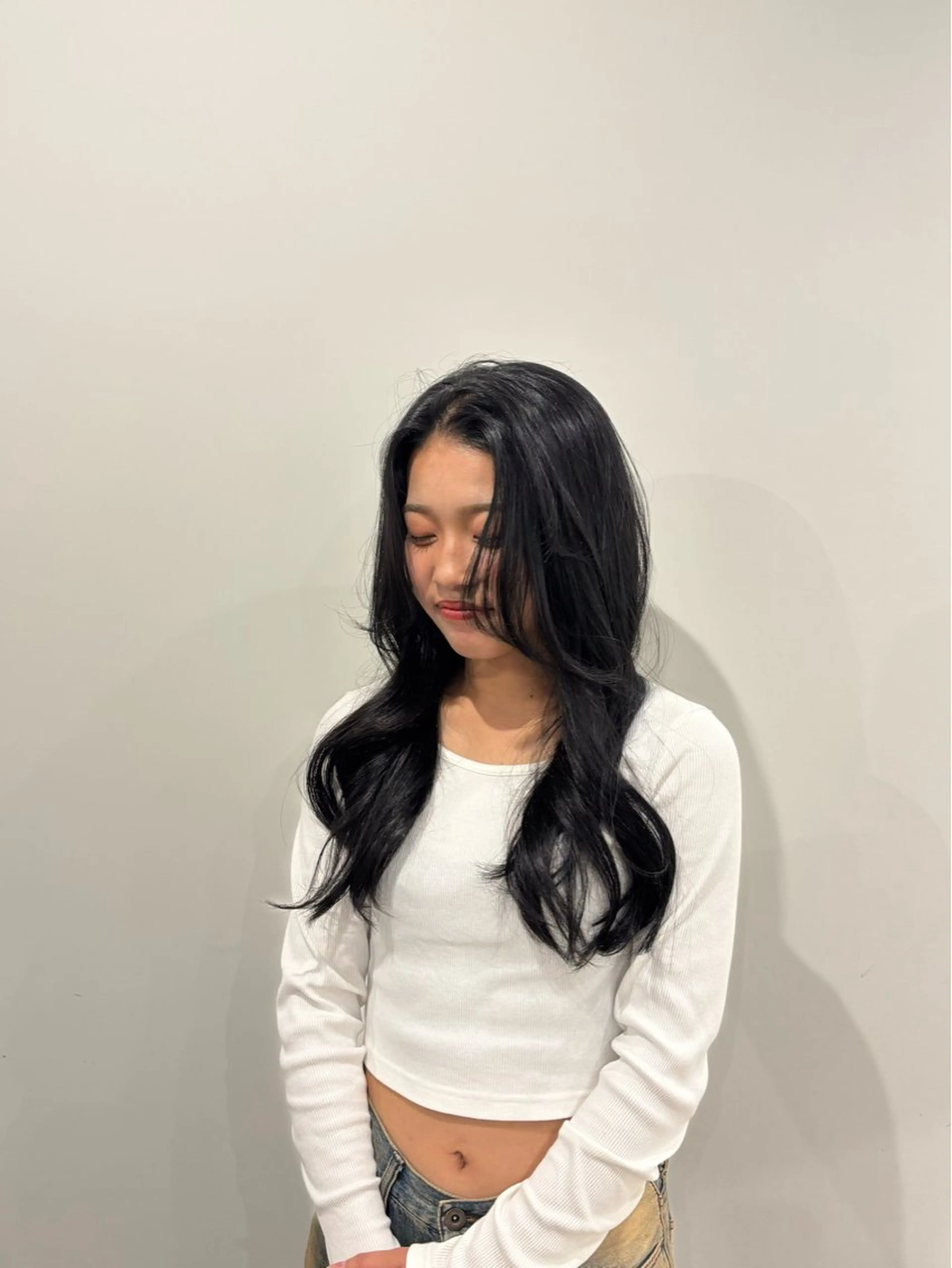 ロング カラー 熊取谷 茉那のヘアスタイル