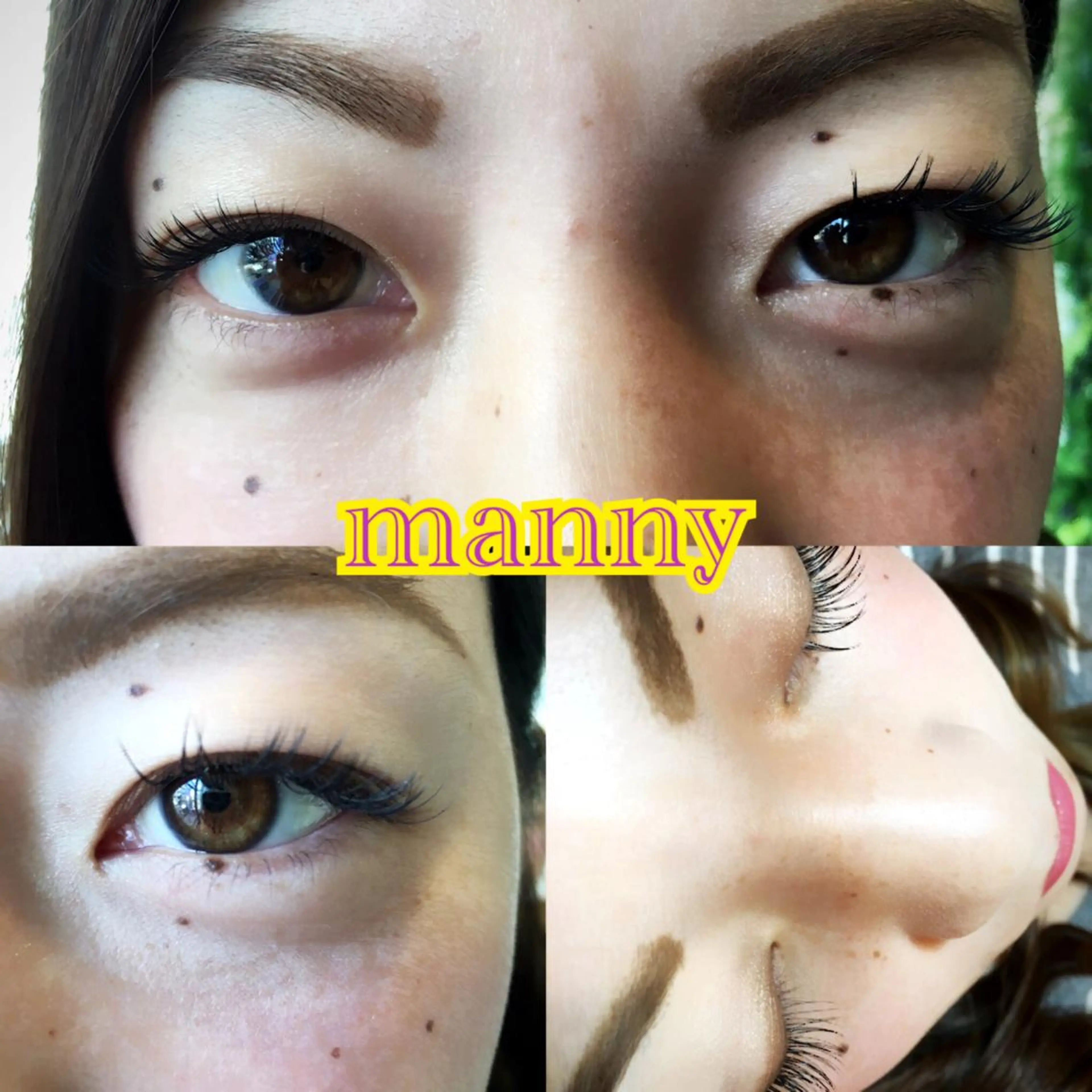 マツエク・マツパ Bカール manny eyelashのマツエク・マツパデザイン