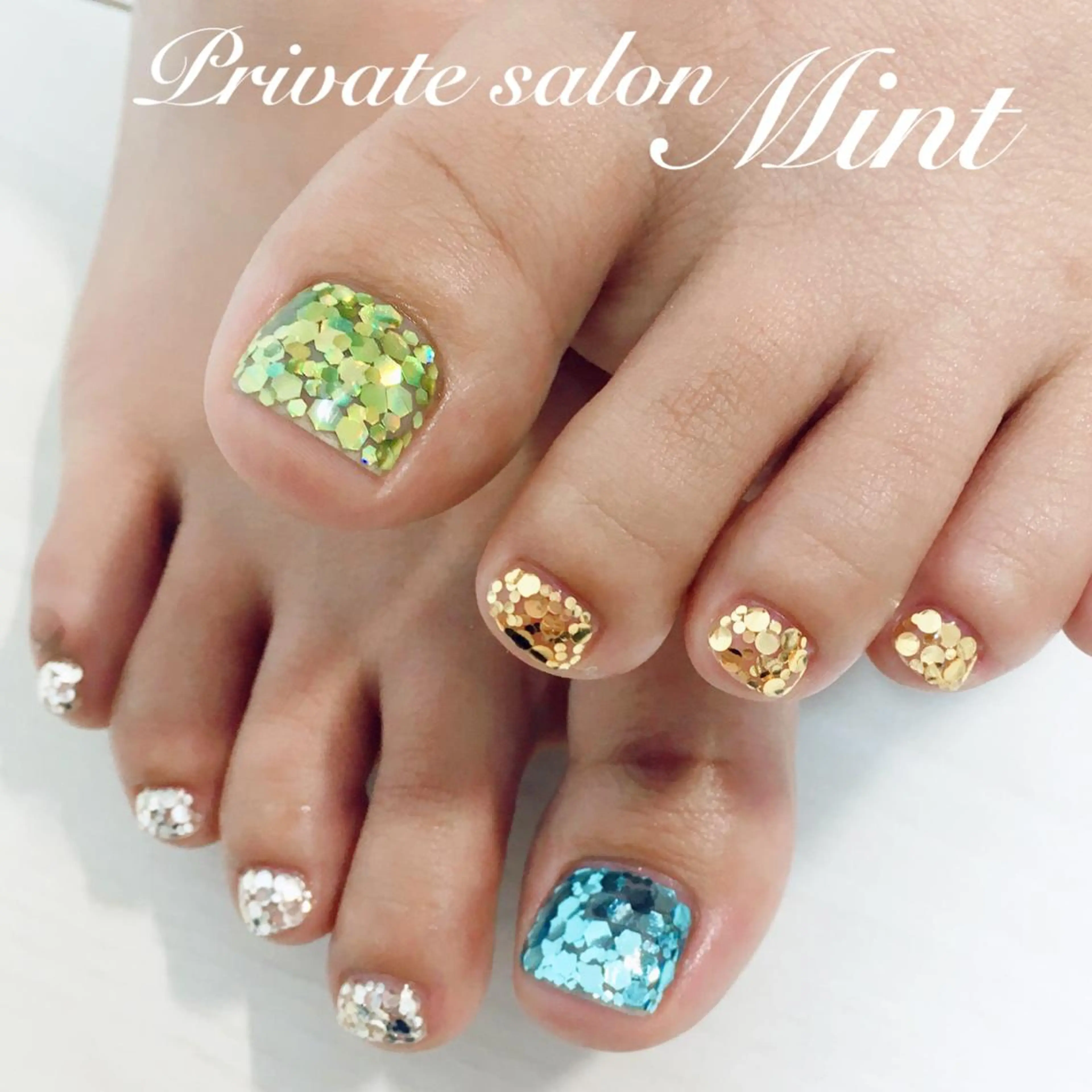 ネイル フットネイル Mint. nailのネイルデザイン