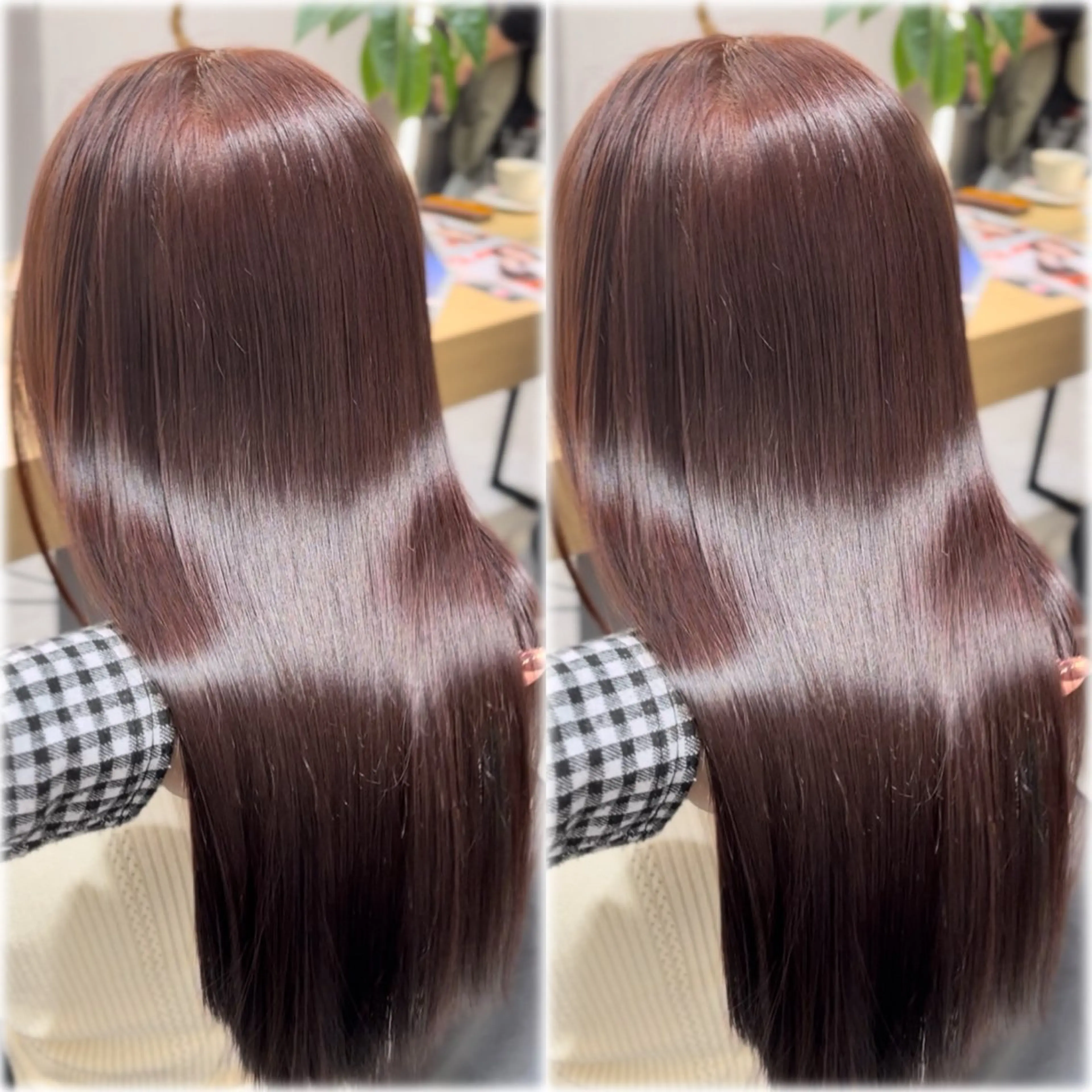 【💫うる艶クーポン💫】カット➕艶カラー➕髪質改善トリートメントの写真