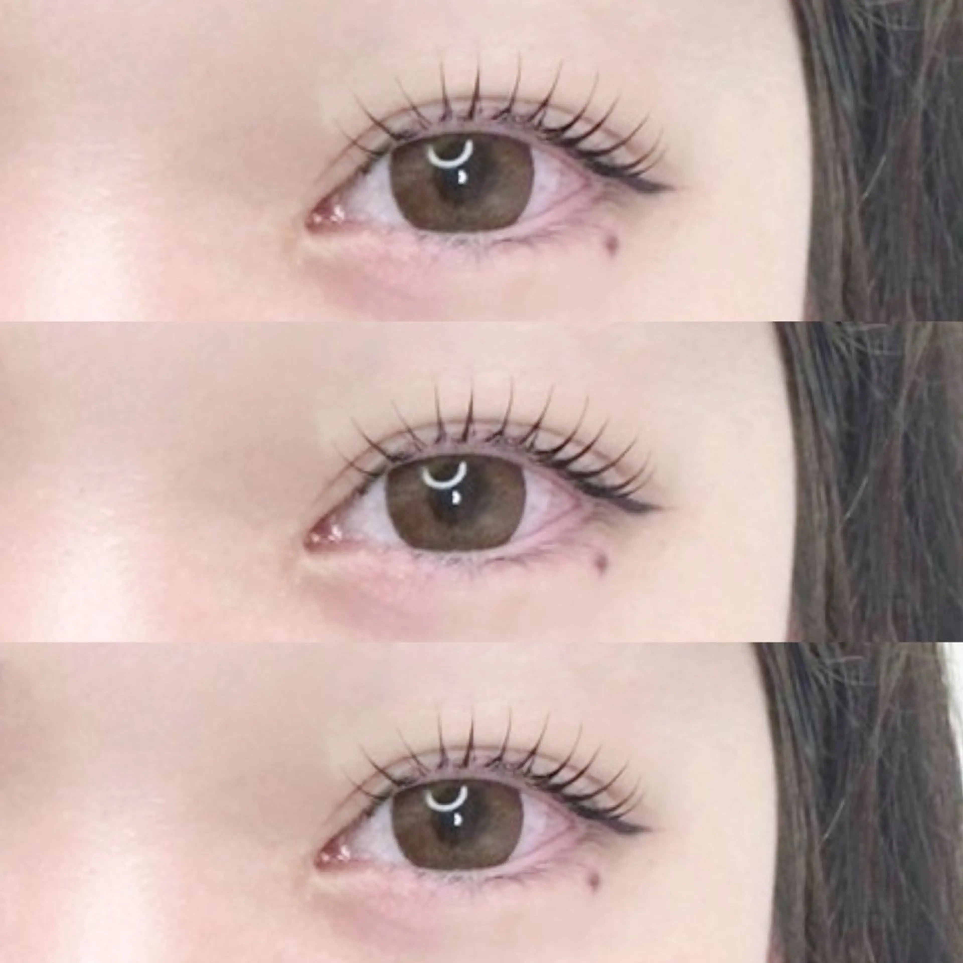 マツエク・マツパ 束感まつ毛 韓国風マツエク パリジェンヌラッシュリフト 一重×まつ毛パーマ A アイブロウ33大名店の眉毛・アイブロウイメージ