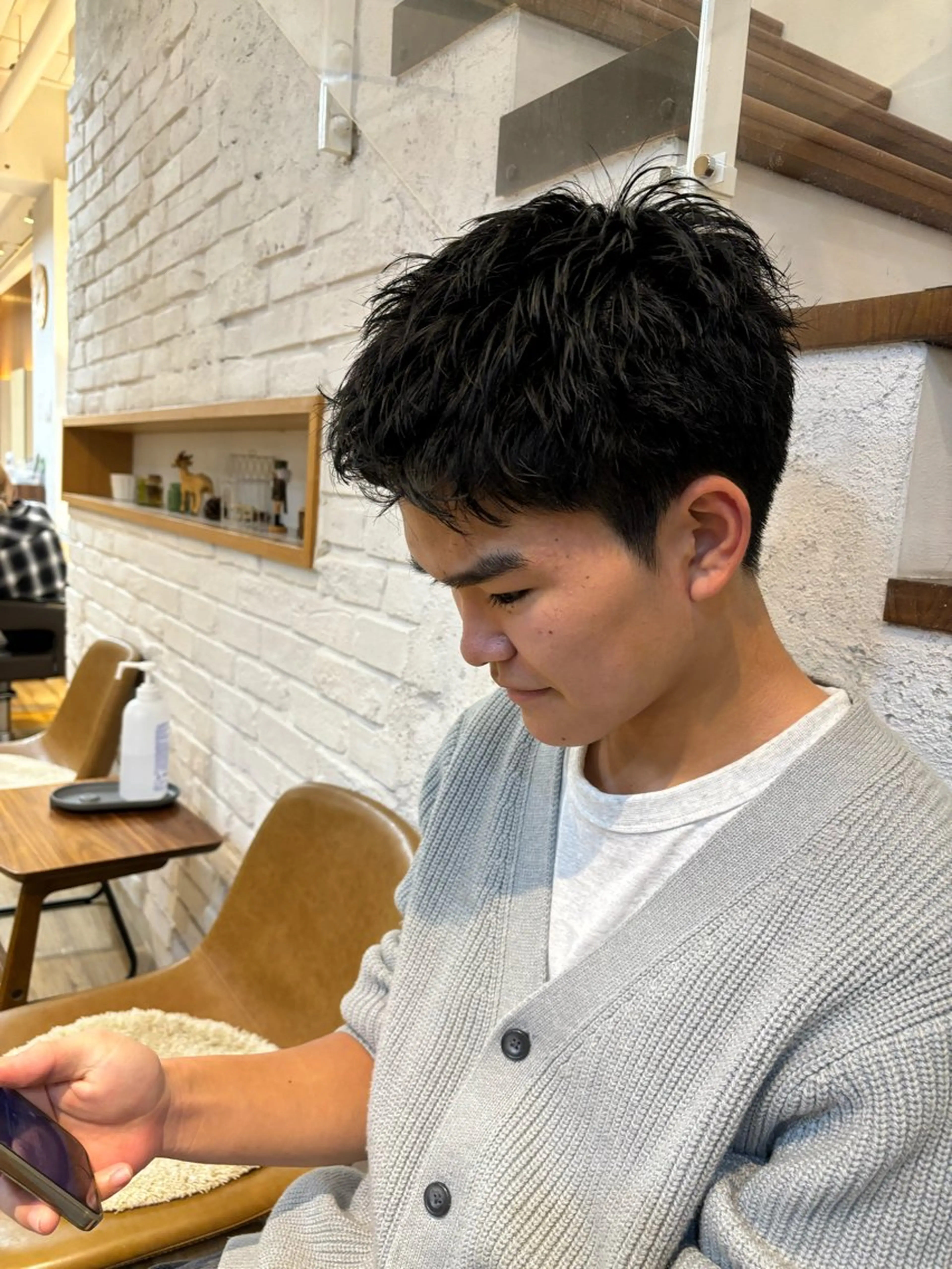 ショート メンズ ナチュラルスタイル feel/則長 玲央のヘアスタイル