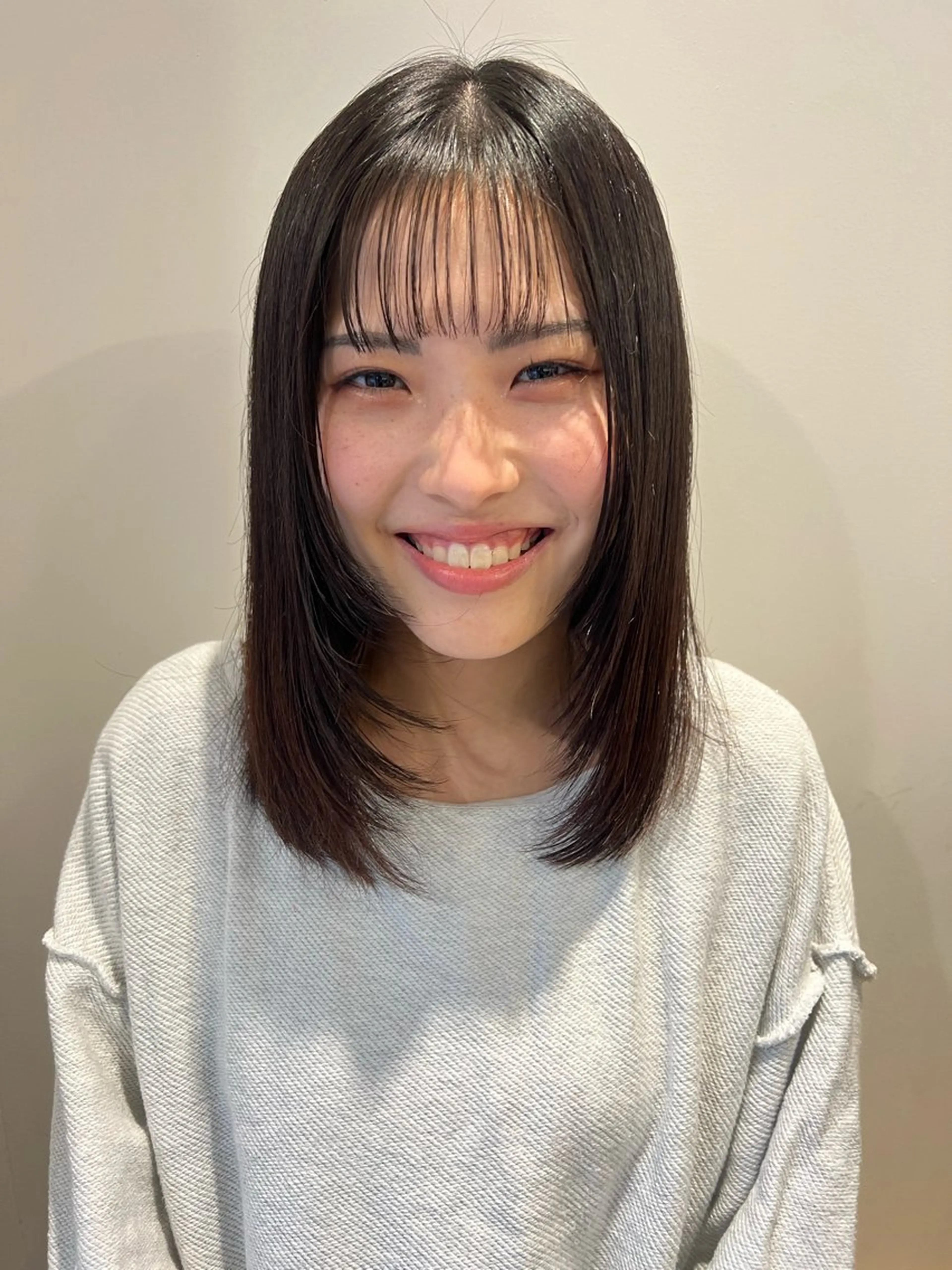 ミディアム 💛河原町/透明感/ コテ巻き/moe💛のヘアスタイル