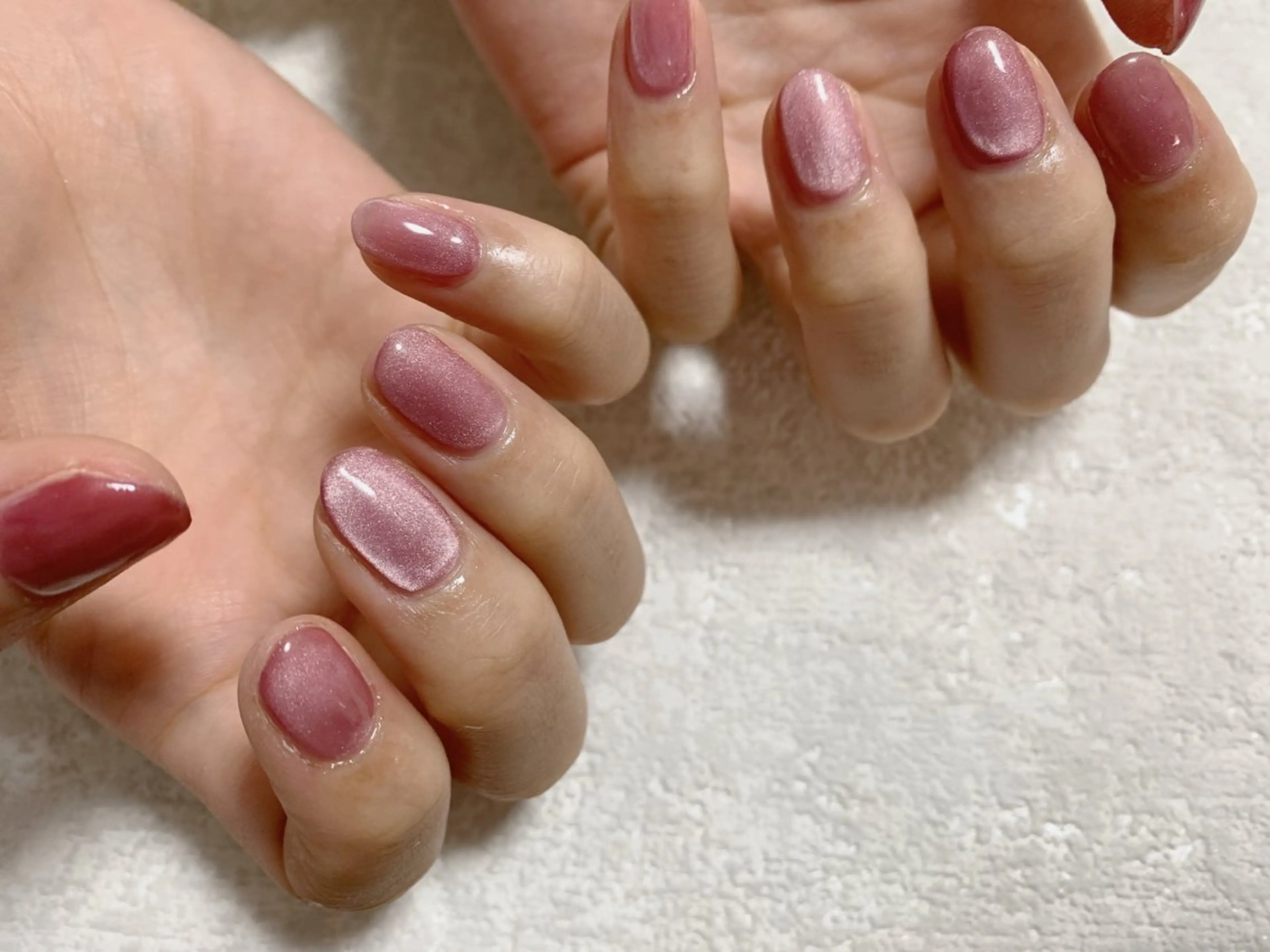 ネイル ジェルネイル キラキラネイル 韓国ネイル マグネットネイル メンズネイル kiki nail たまプラーザのネイルデザイン