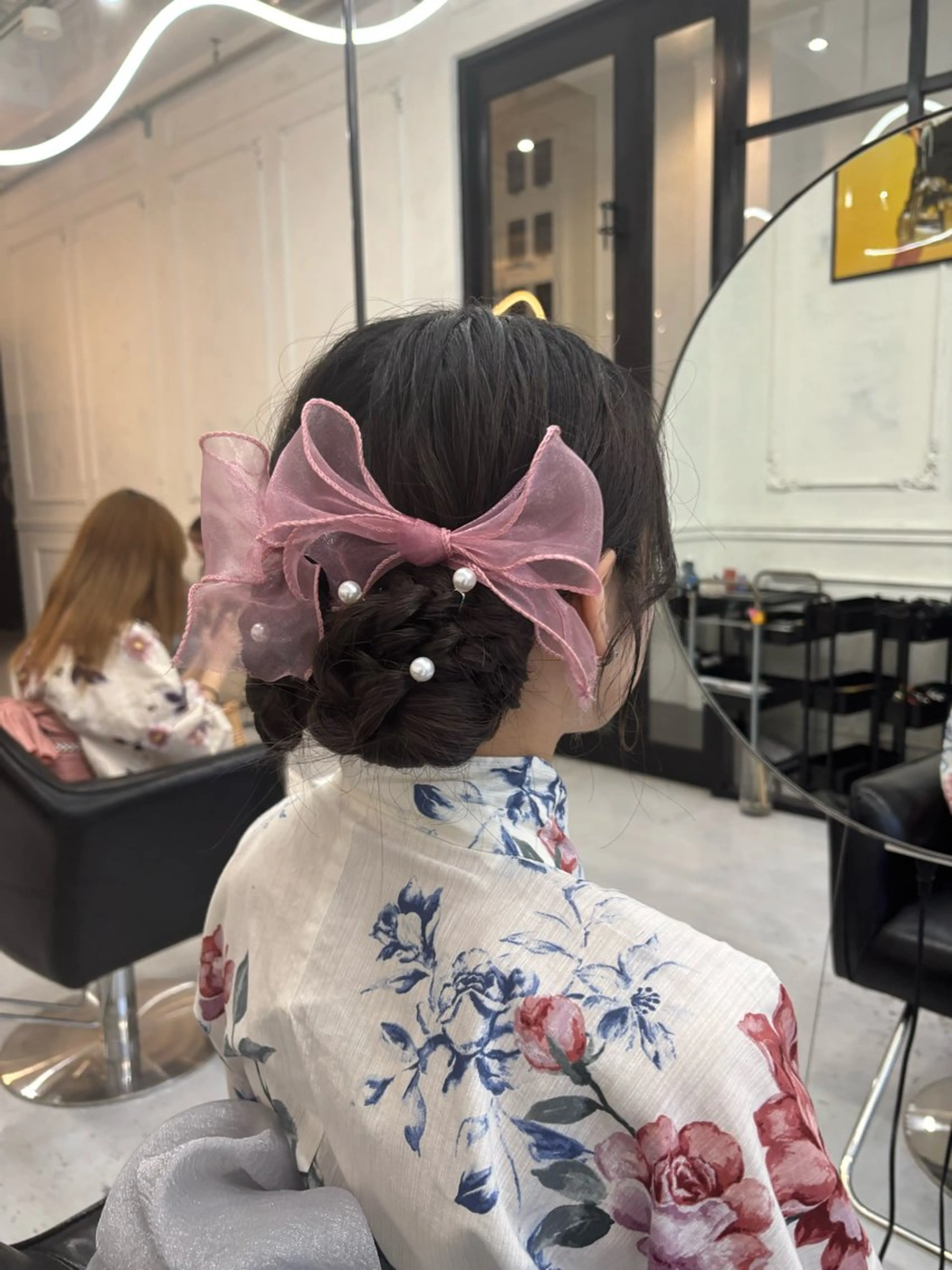 ロング ヘアセット MaisonHALU さくらのヘアスタイル