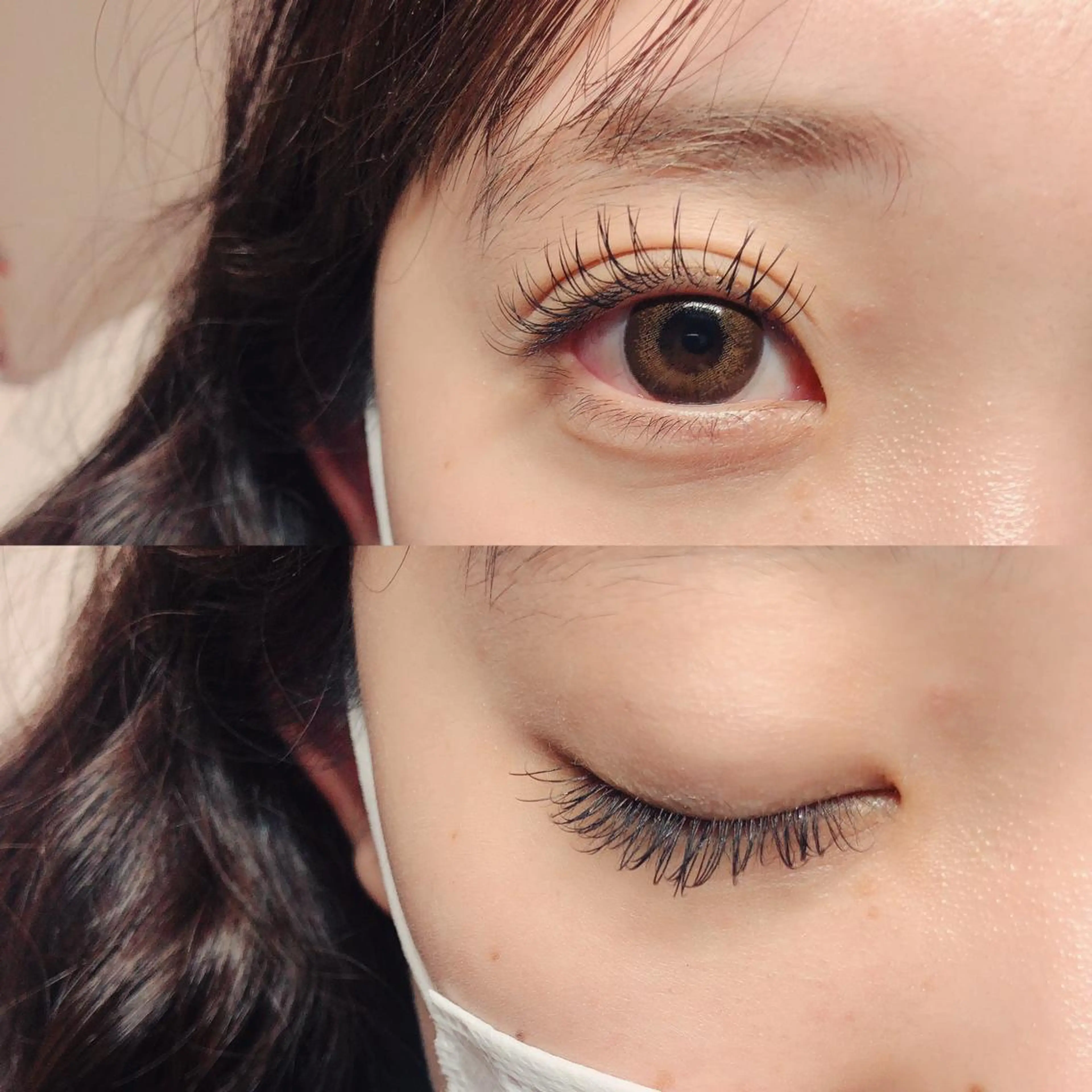 マツエク・マツパ フラットラッシュ 須永 愛梨のマツエク・マツパデザイン