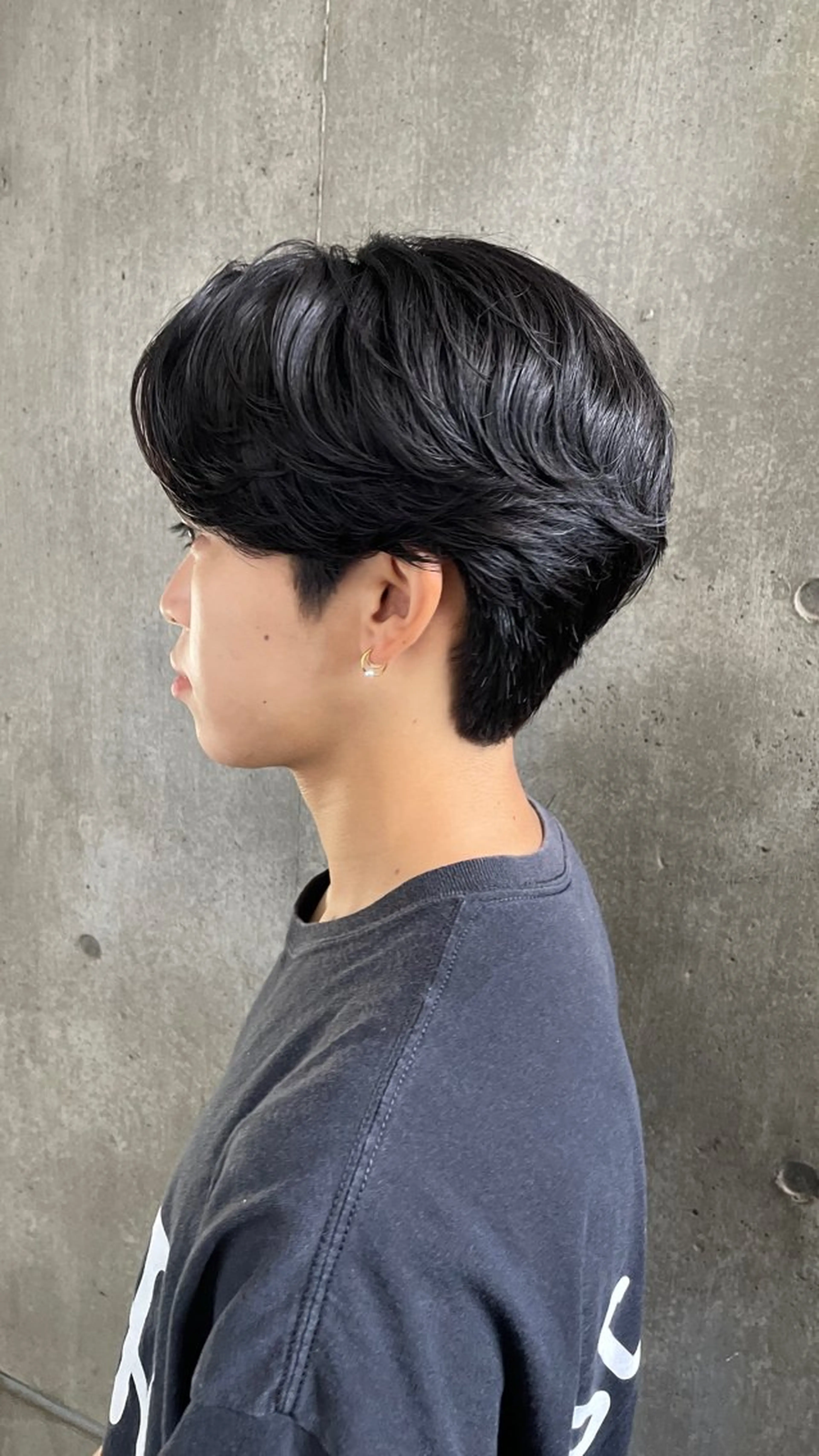 パーマ メンズ もりたみかこ 美容師お休み中のヘアスタイル