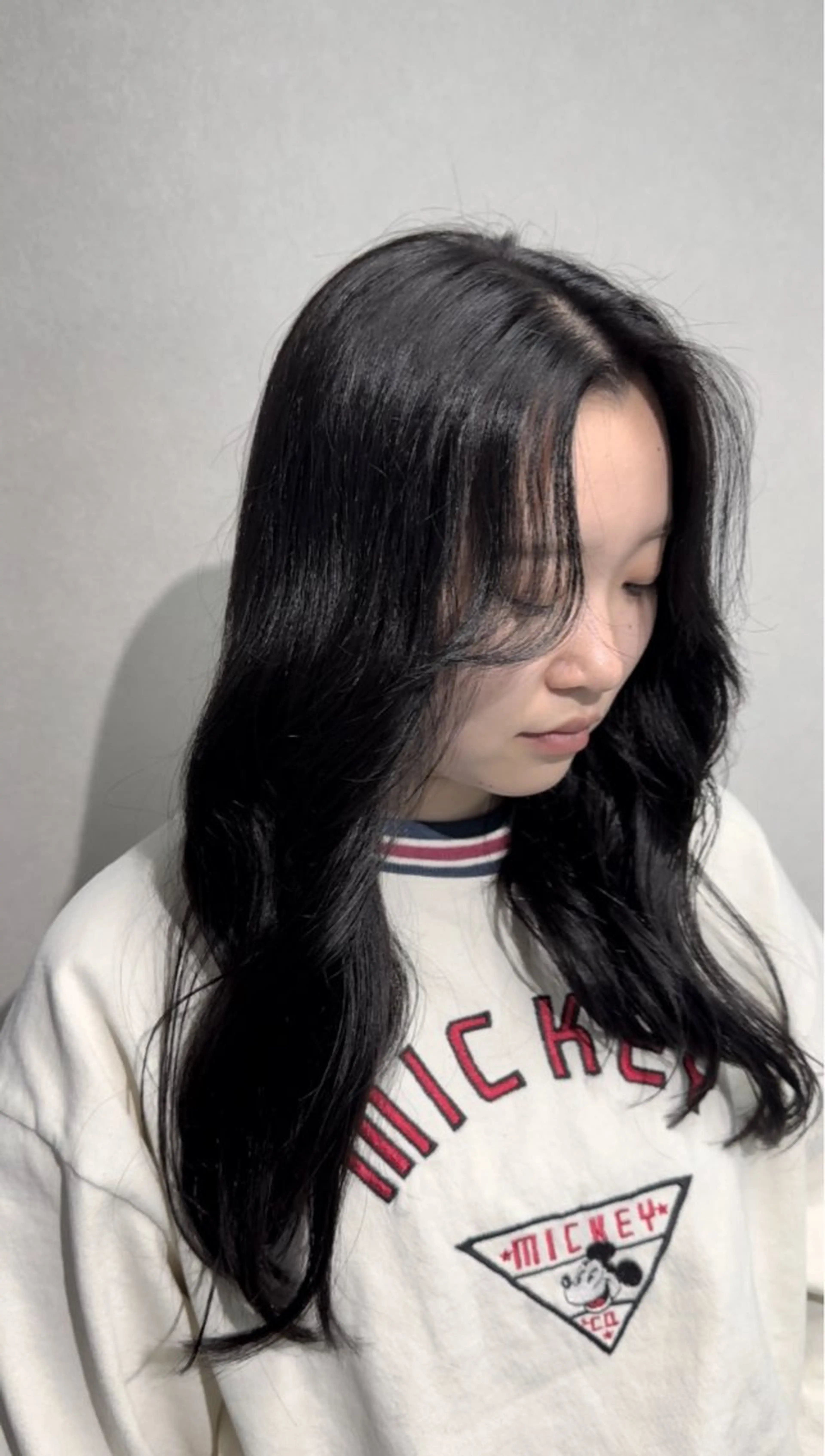 ロング 顔周りカット 韓国風ヘア トリートメント 遠藤惟斗/自由が丘/ 透明感カラー/パーマのヘアスタイル