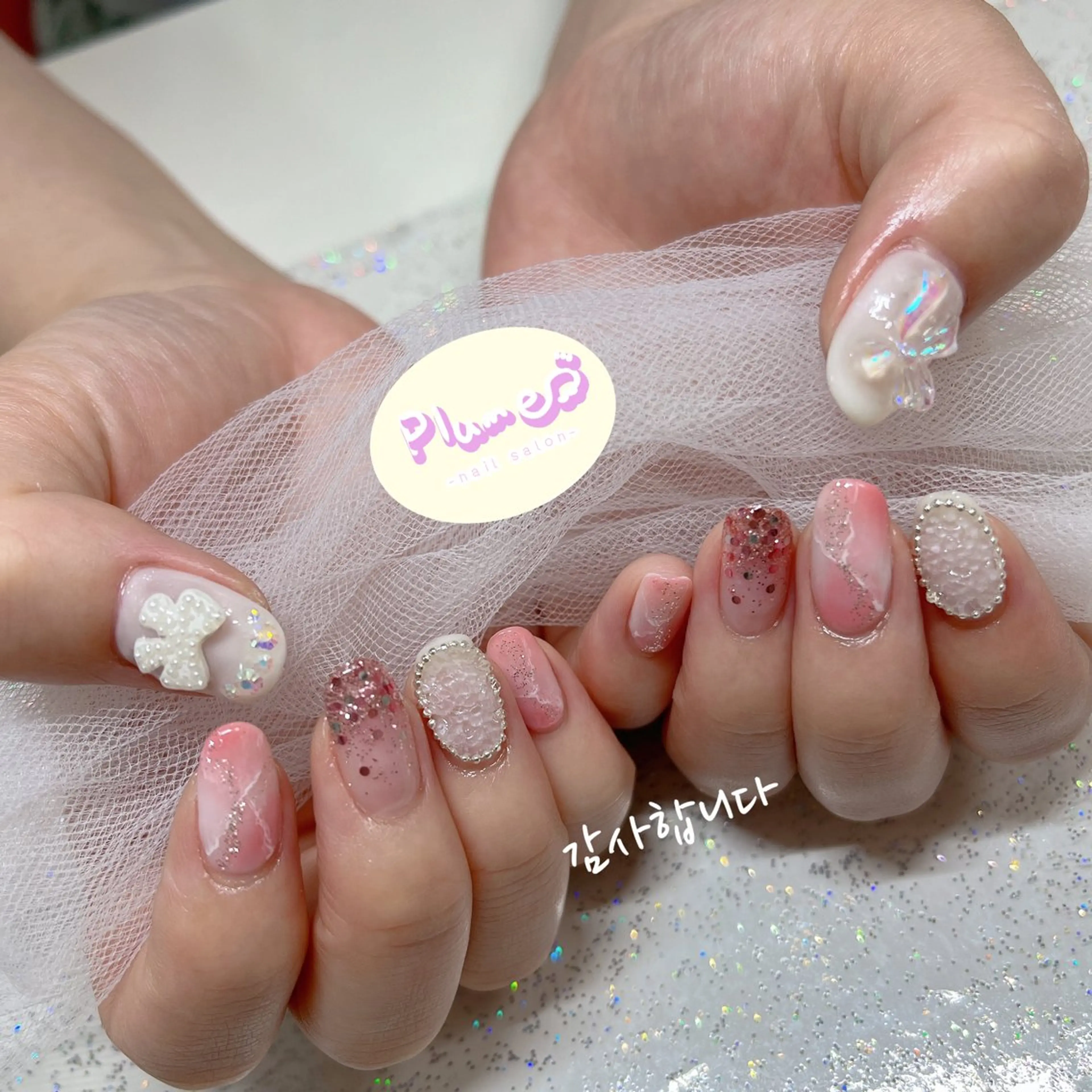 ネイル ハンドネイル plume nail ☆韓国ネイルのネイルデザイン