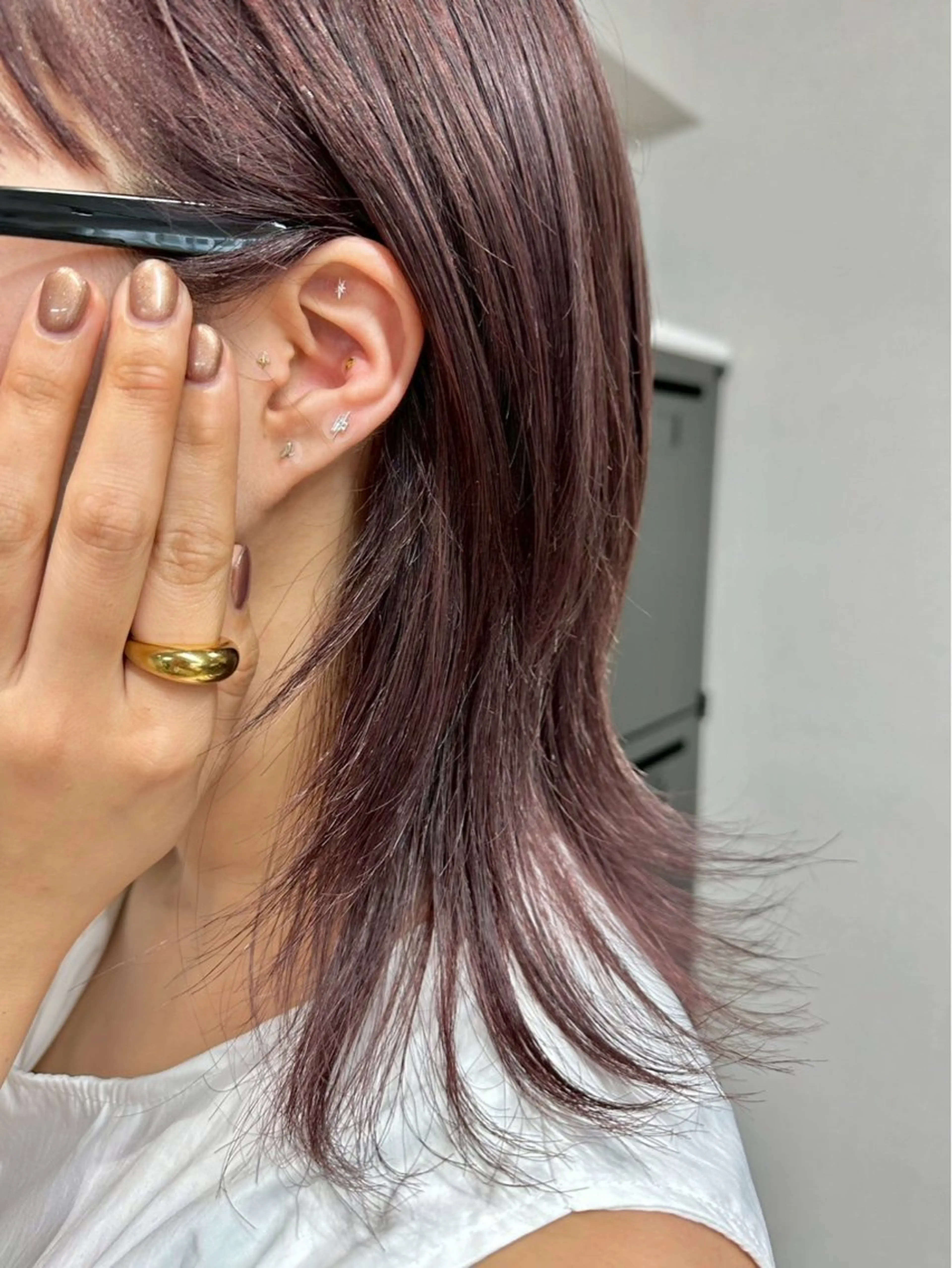 艶あり暖色系カラー‪ 🎀透明感あゆみ🎀のヘアスタイル