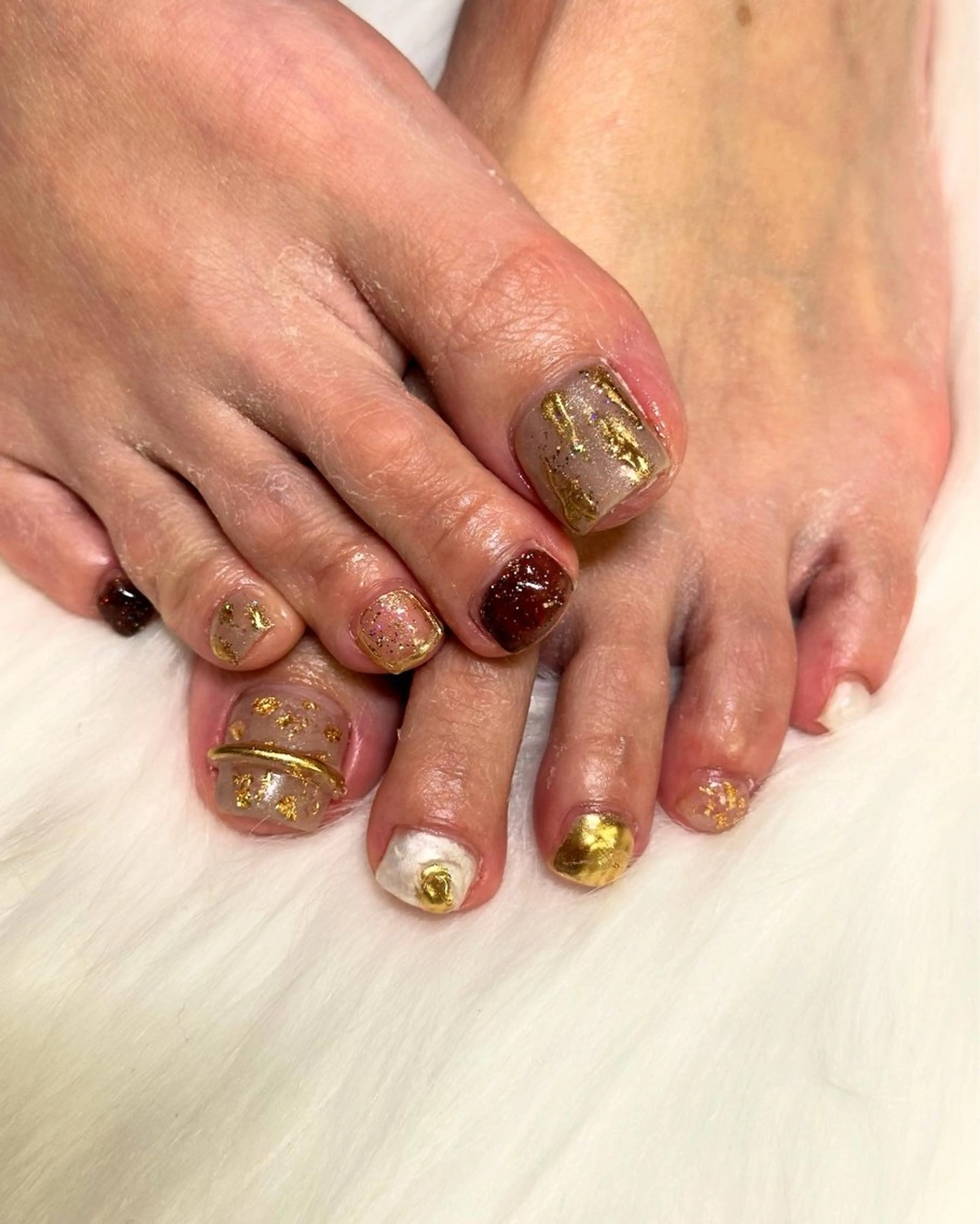 ６本アートオフ有りフットの写真