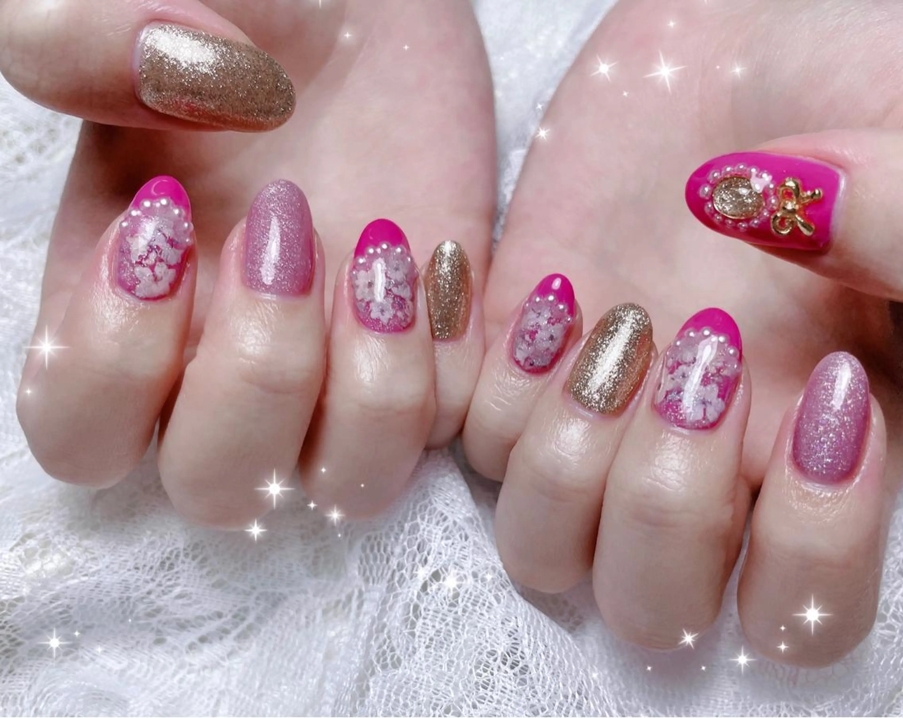 ネイル アートネイル ハンドネイル FLARE NAIL フレアネイルのネイルデザイン