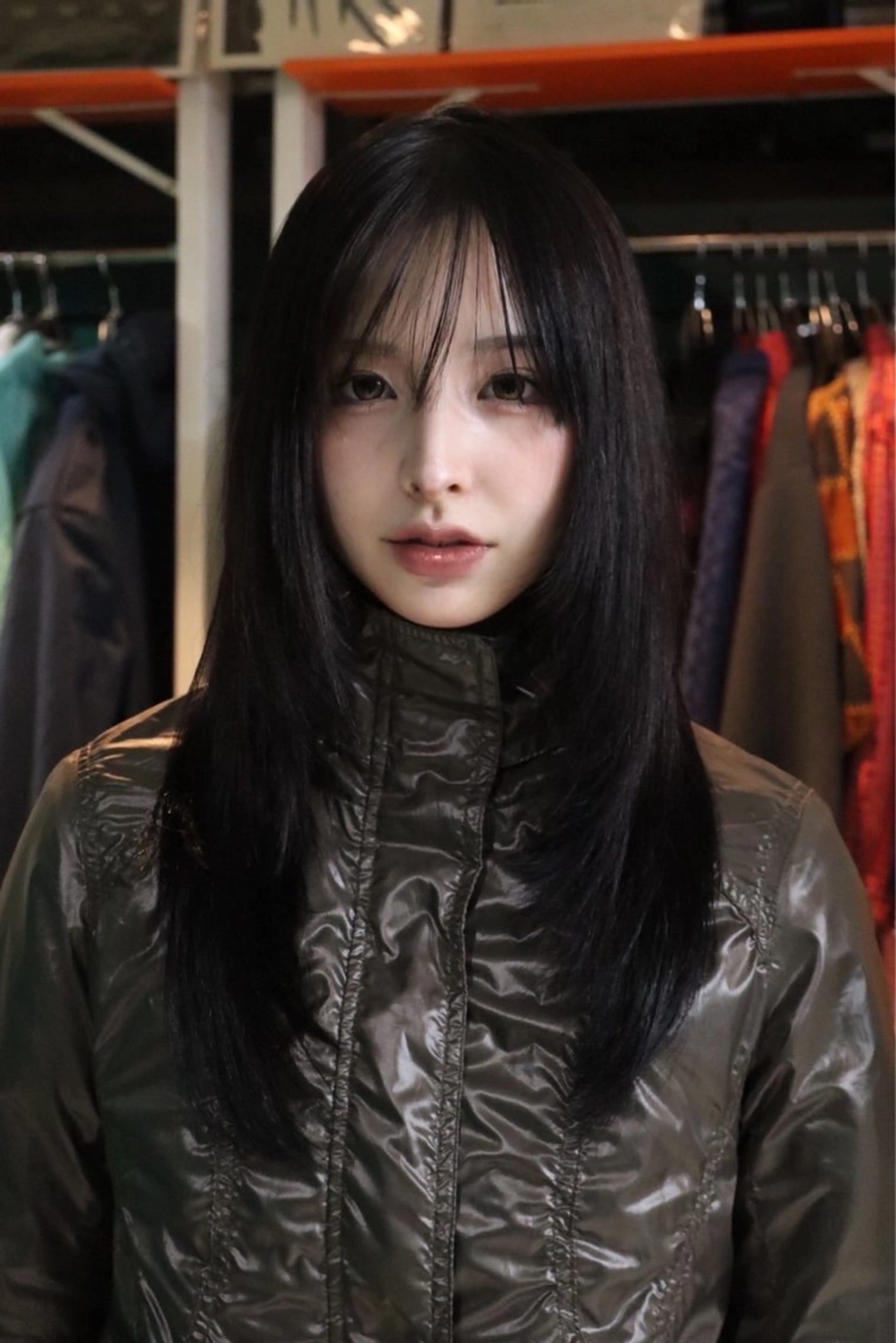 ロング レイヤーカット /ハイトーンchaoのヘアスタイル