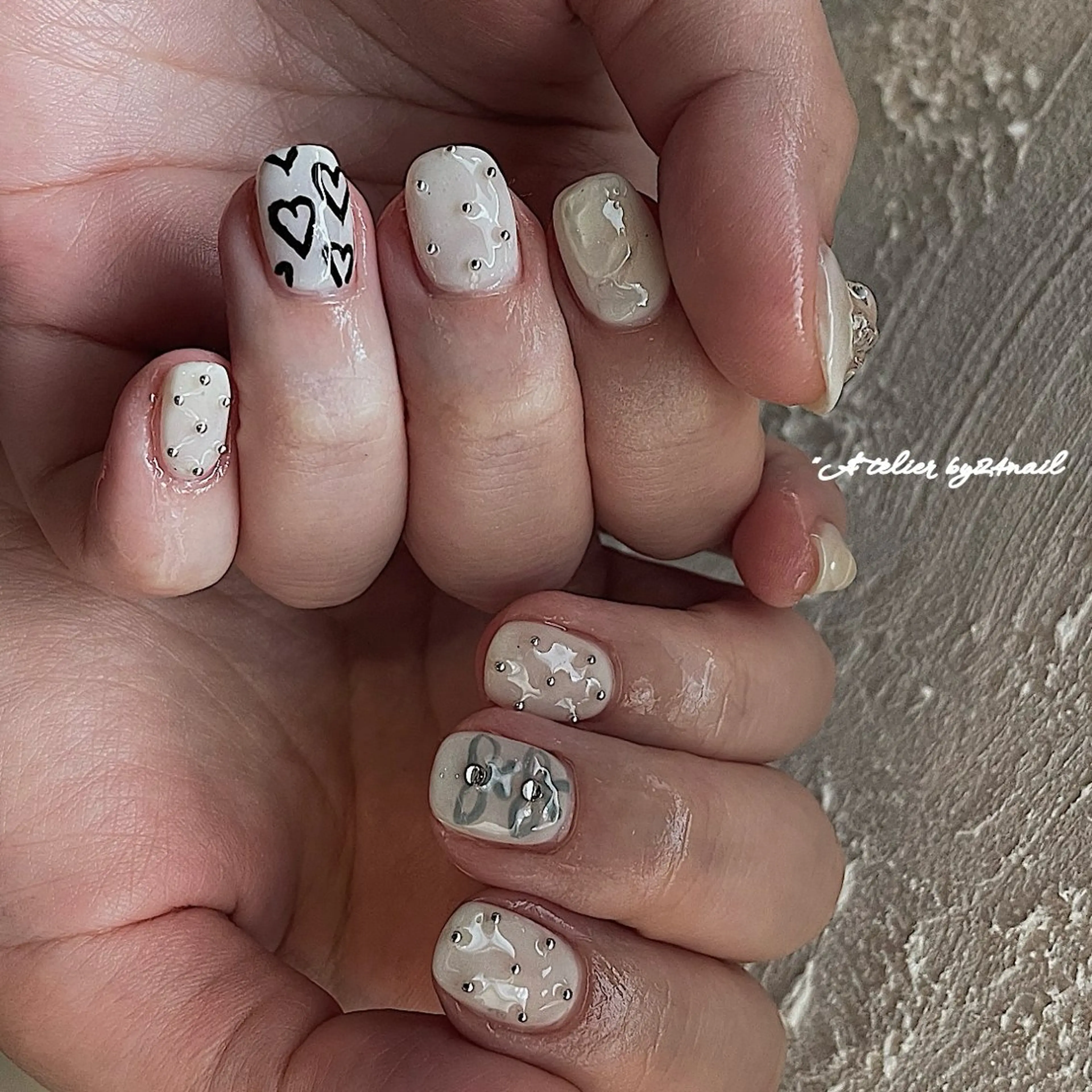 ãã€ã« Atelier by 24nail/Ayaã®ãã€ã«ãã¶ã€ã³