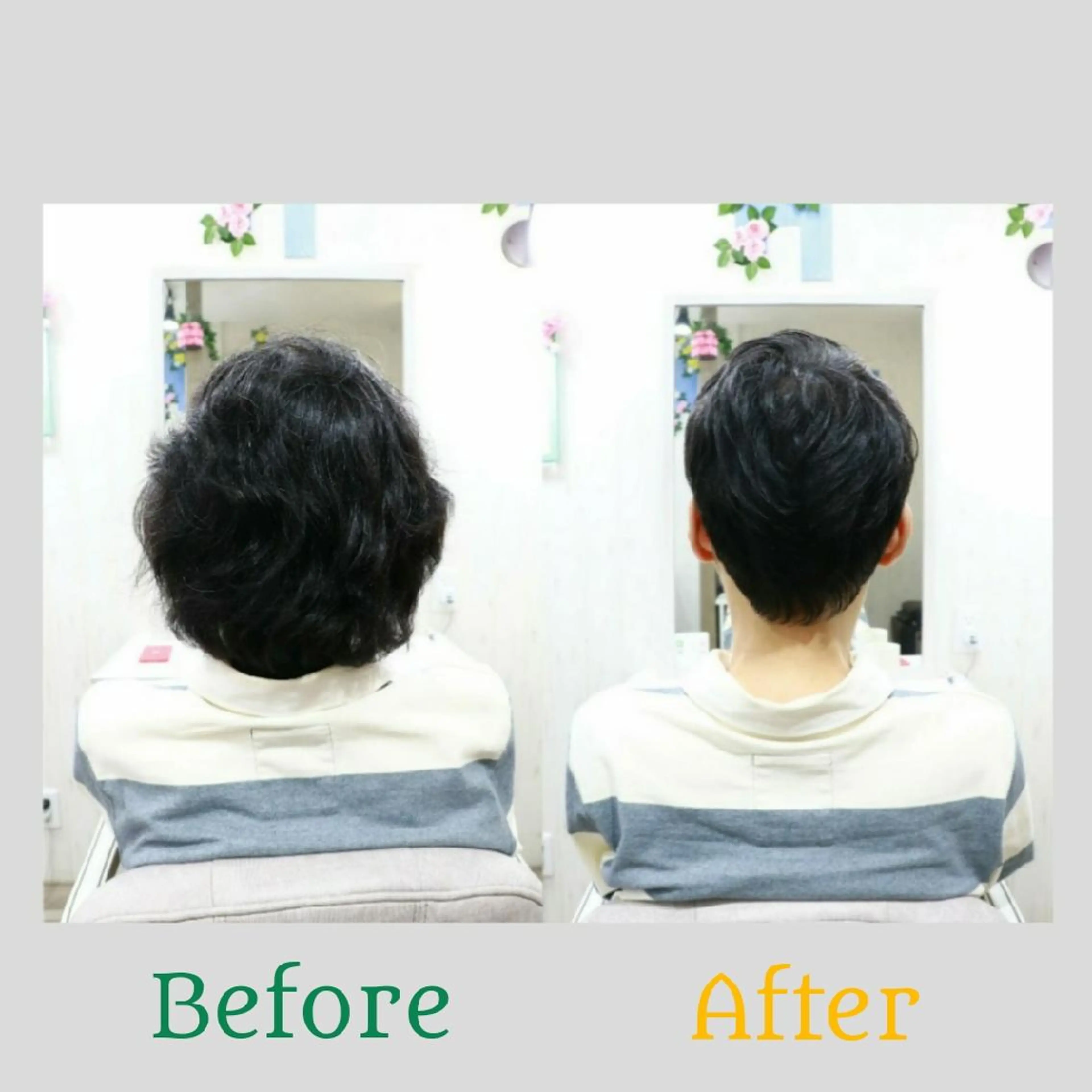 ショート メンズ フジタミキ ✨メテオ TR、ヘッドスパのヘアスタイル