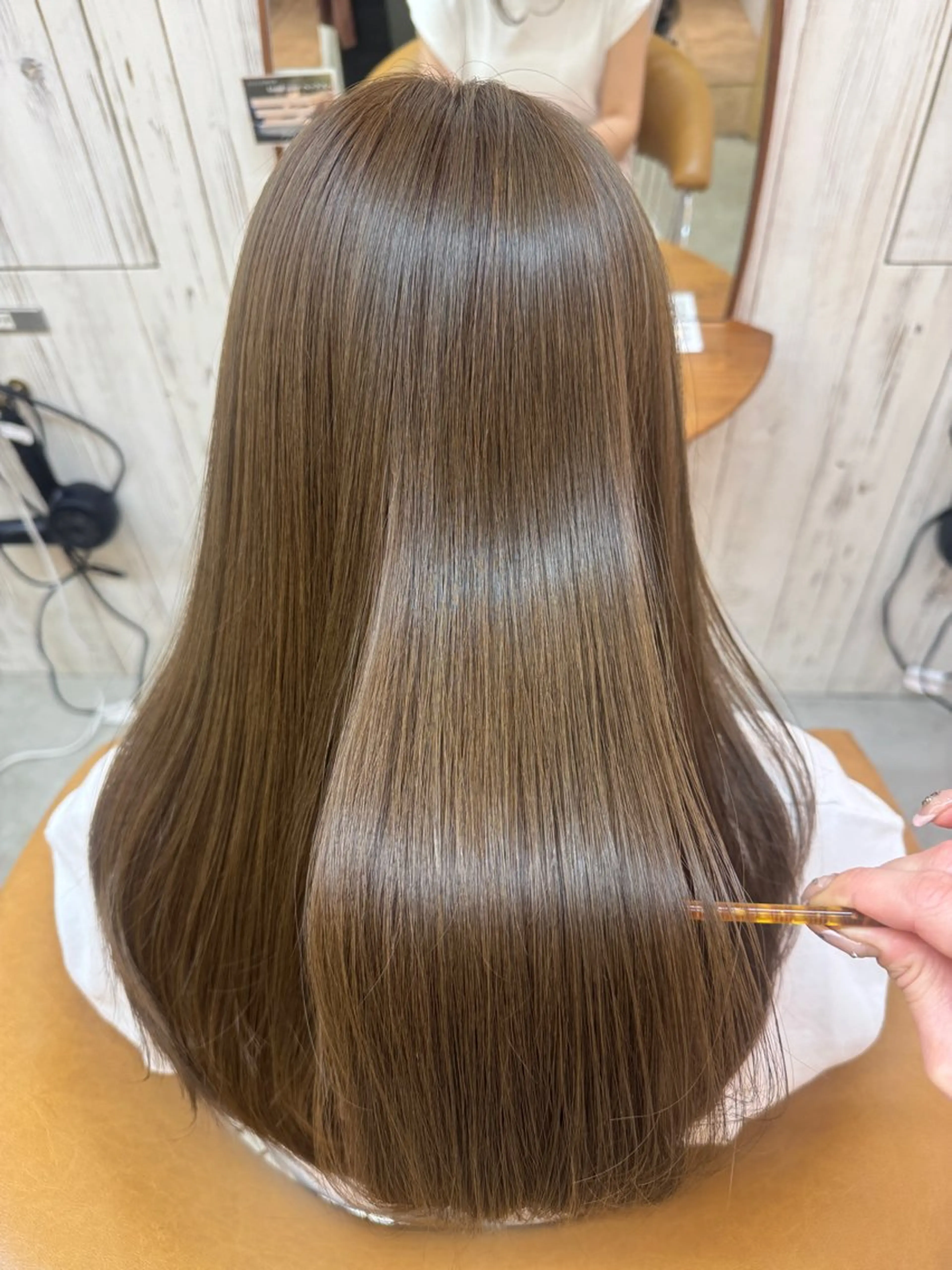 ロング カット ヘアカラー トリートメント 🌷韓国レイヤー/艶 カラー🇰🇷amiのヘアスタイル