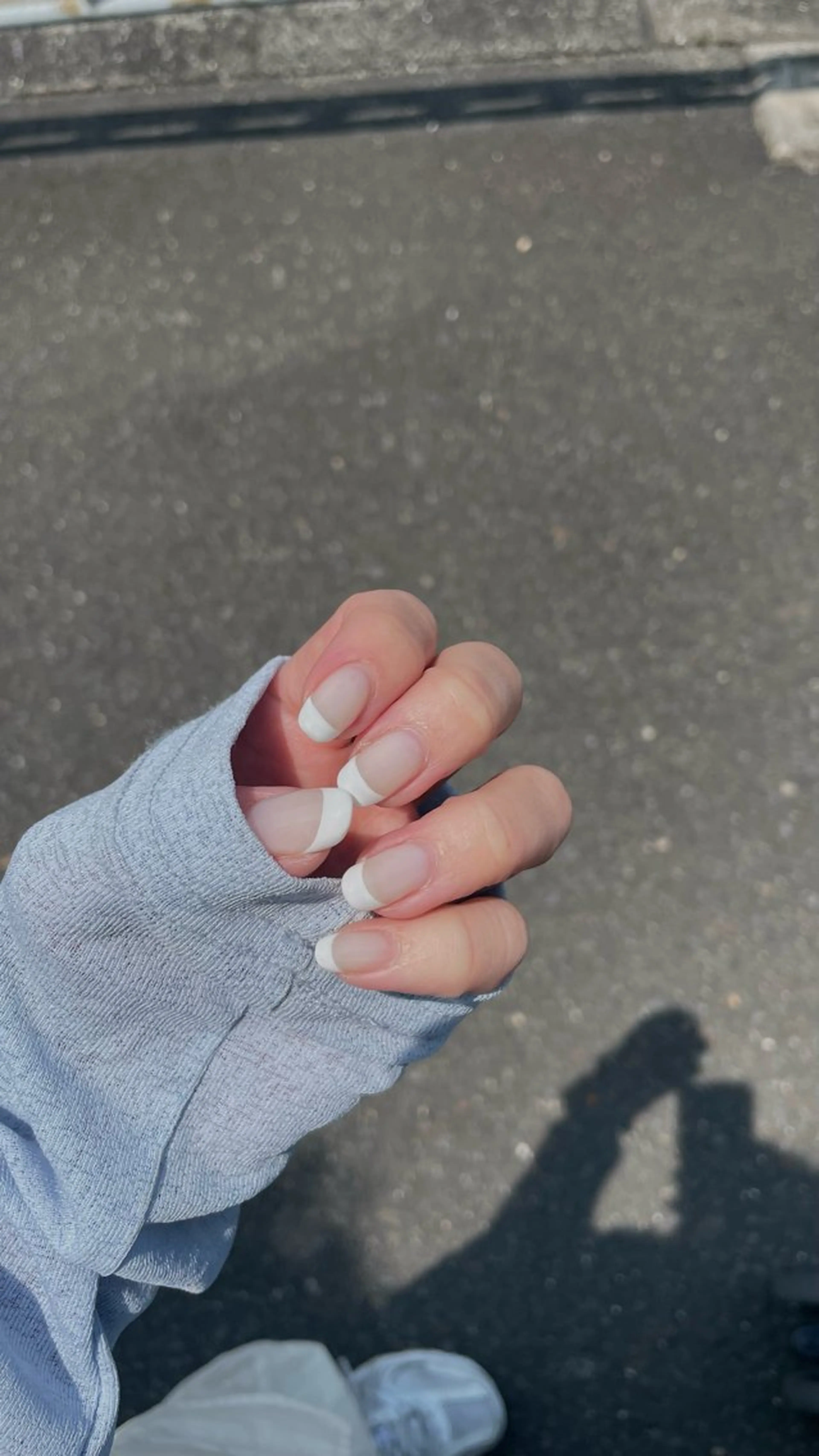 【フレンチネイル】（オフなし）の写真