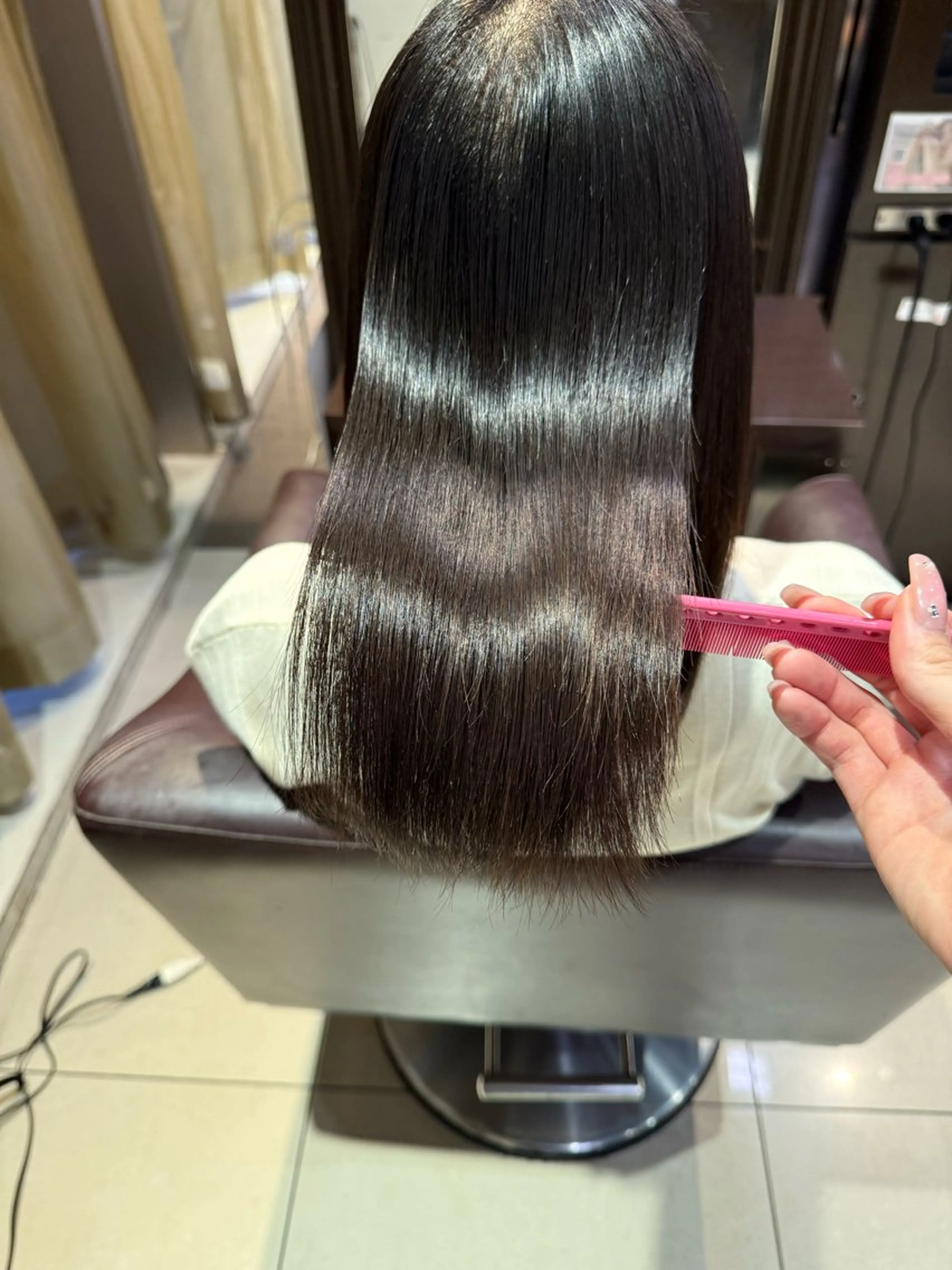 セミロング 【髪質改善💎韓国風 レイヤー🌷】山川のヘアスタイル