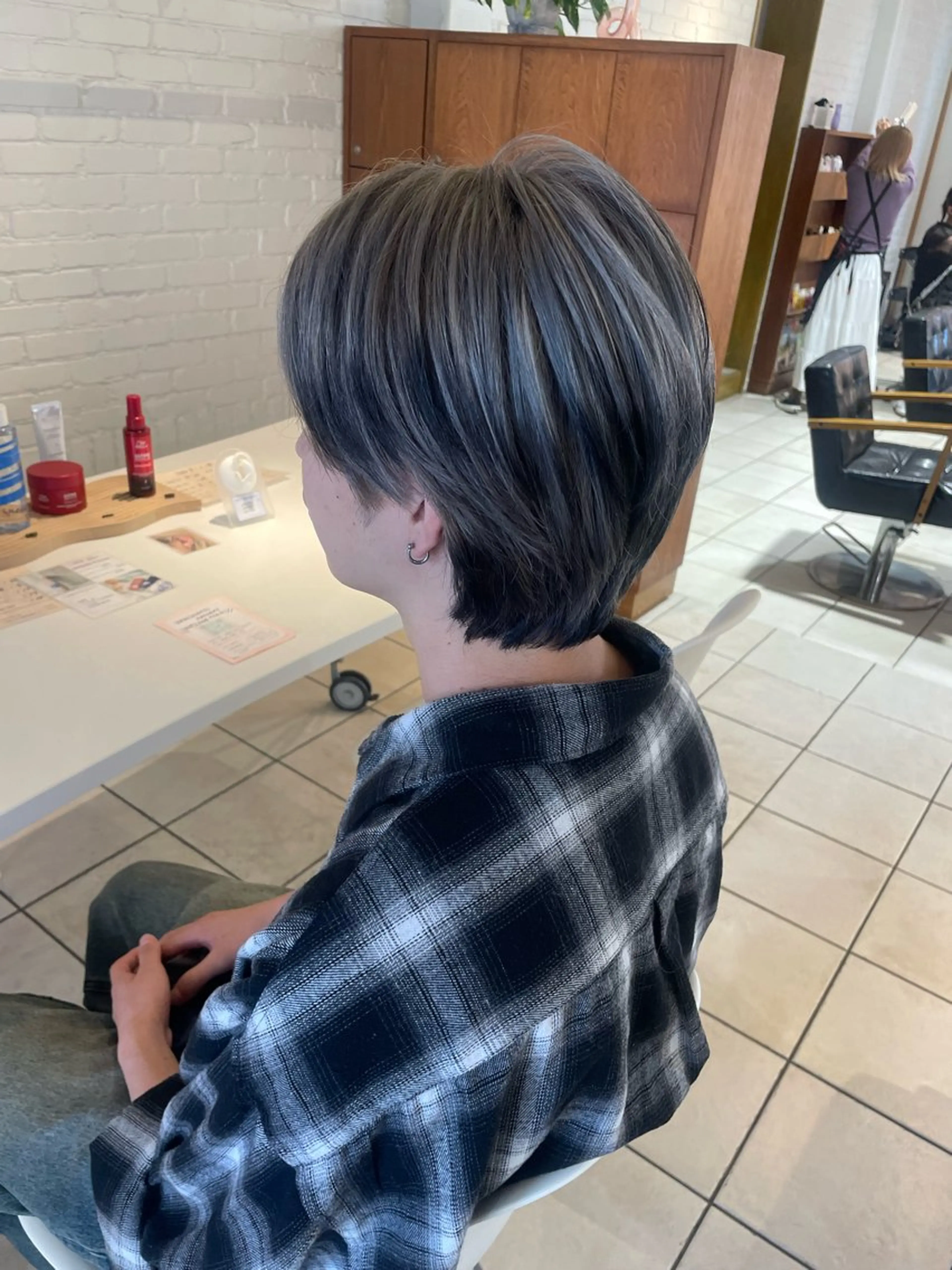 ショート カラー メンズ 🌟デザインカラー 🌟コノミ🌟のヘアスタイル