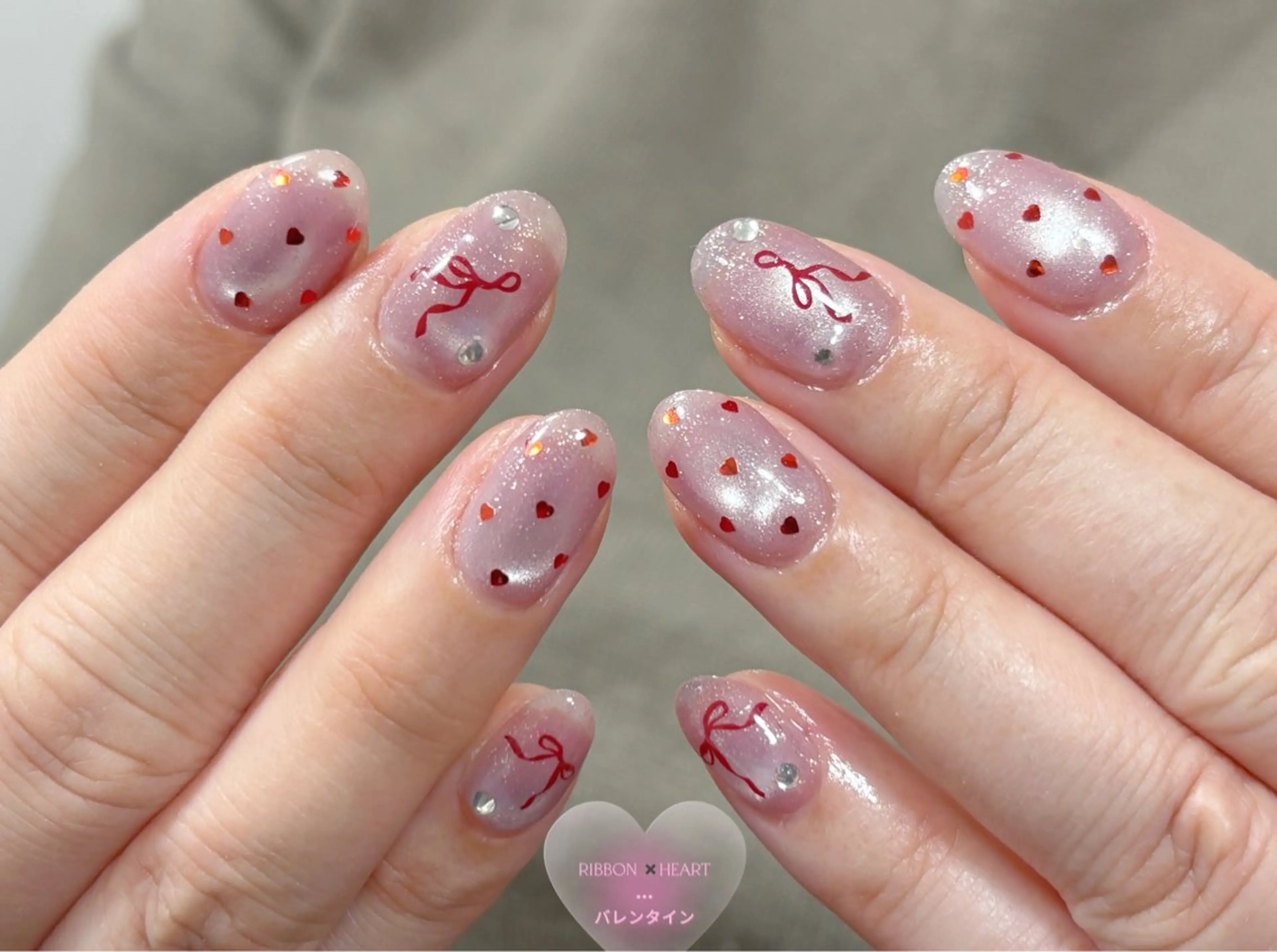 ネイル フレンチネイル ジェルネイル ガラスフレンチ グラデーション キラキラネイル ハンドネイル E3 Nail Salonのネイルデザイン