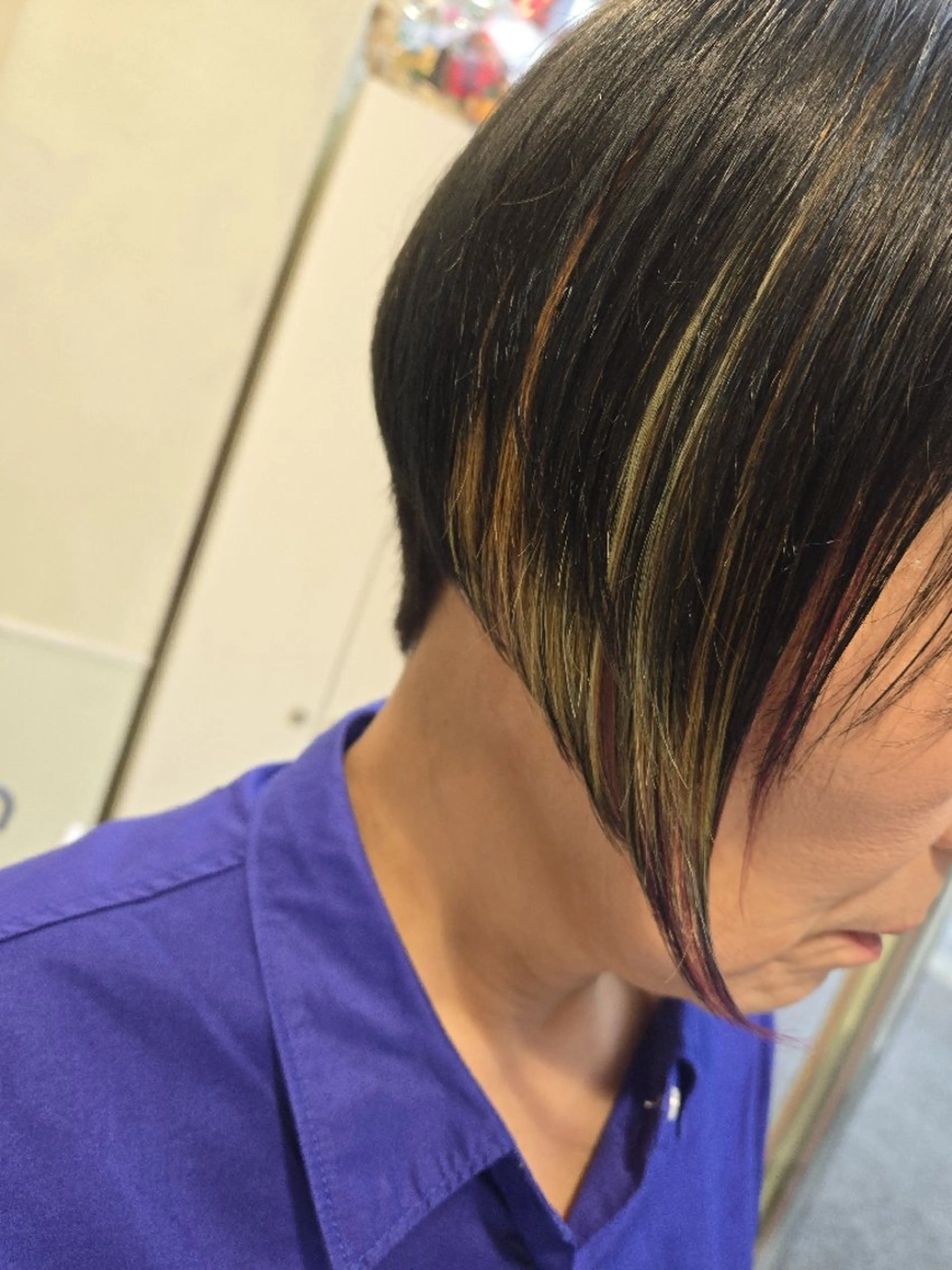 ショート カラー ボブ カット ヘアカラー 遠藤 史秋のヘアスタイル