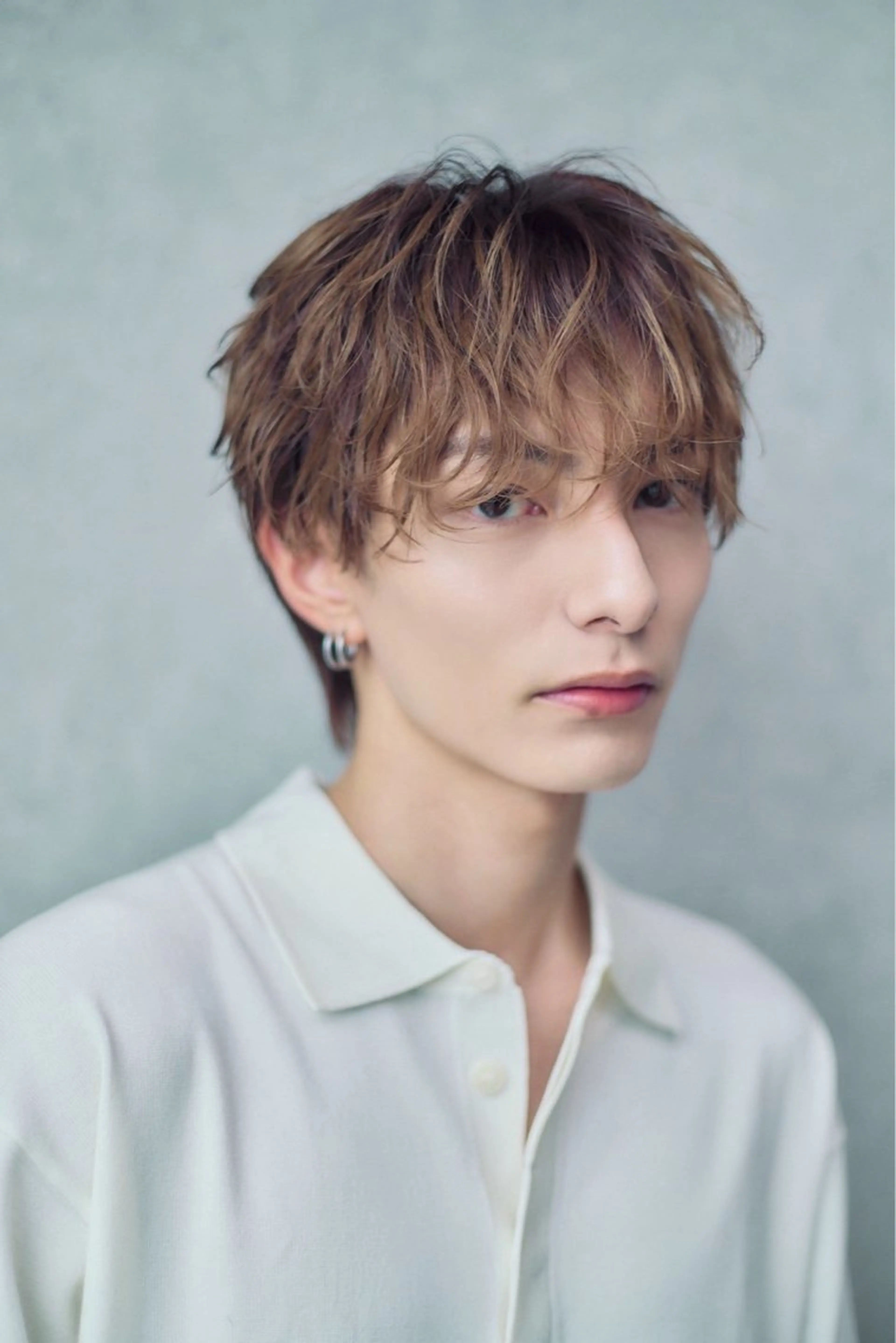 ショート パーマ メンズ メンズパーマ 峯園 希翔のヘアスタイル