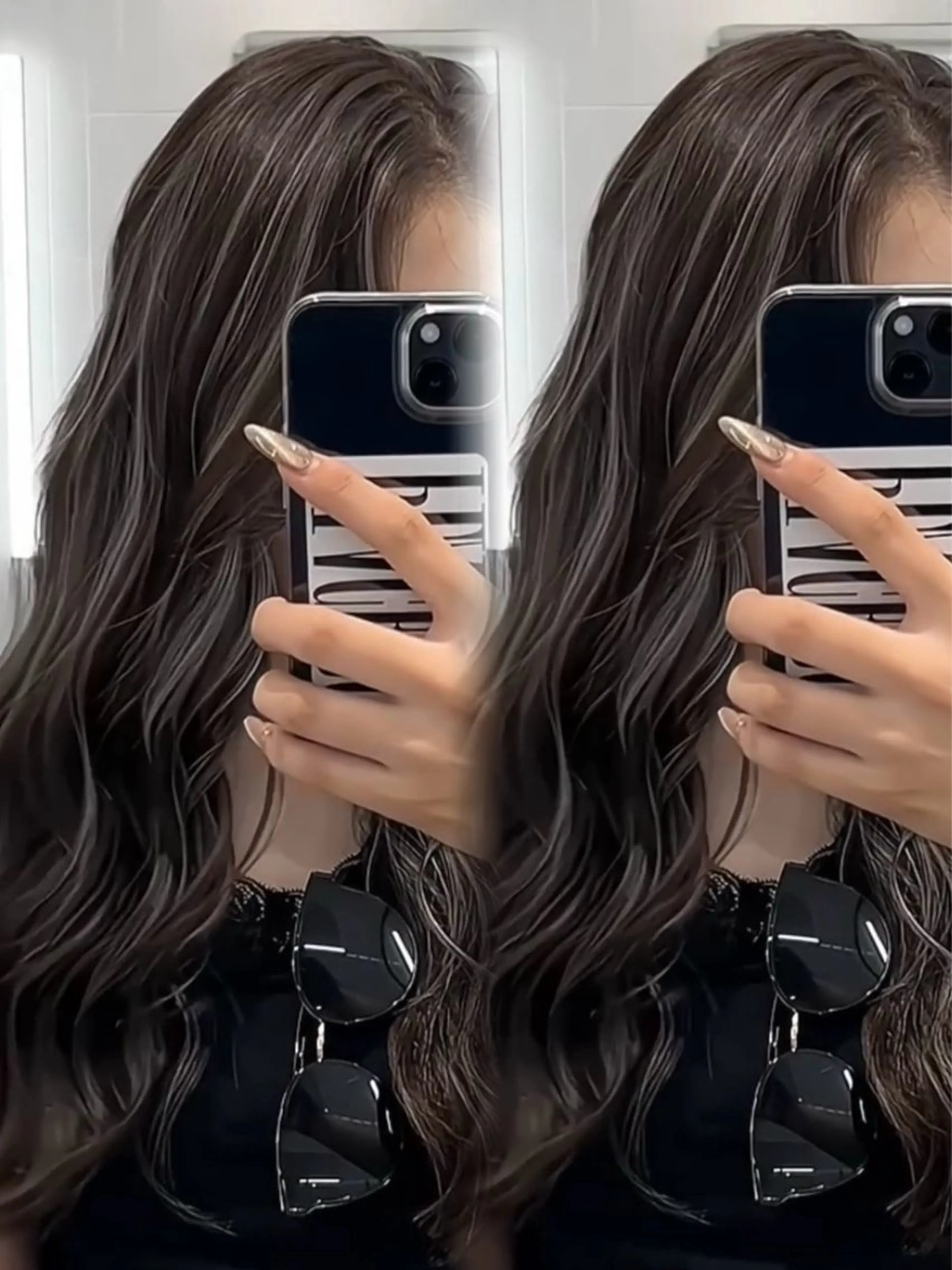 ロング カラー バレイヤージュ ハイライトカラー 外国人風カラー ハイライト レイヤーカット ヘアカラー ✨レイヤーカット 海外ヘア/原宿✨のヘアスタイル