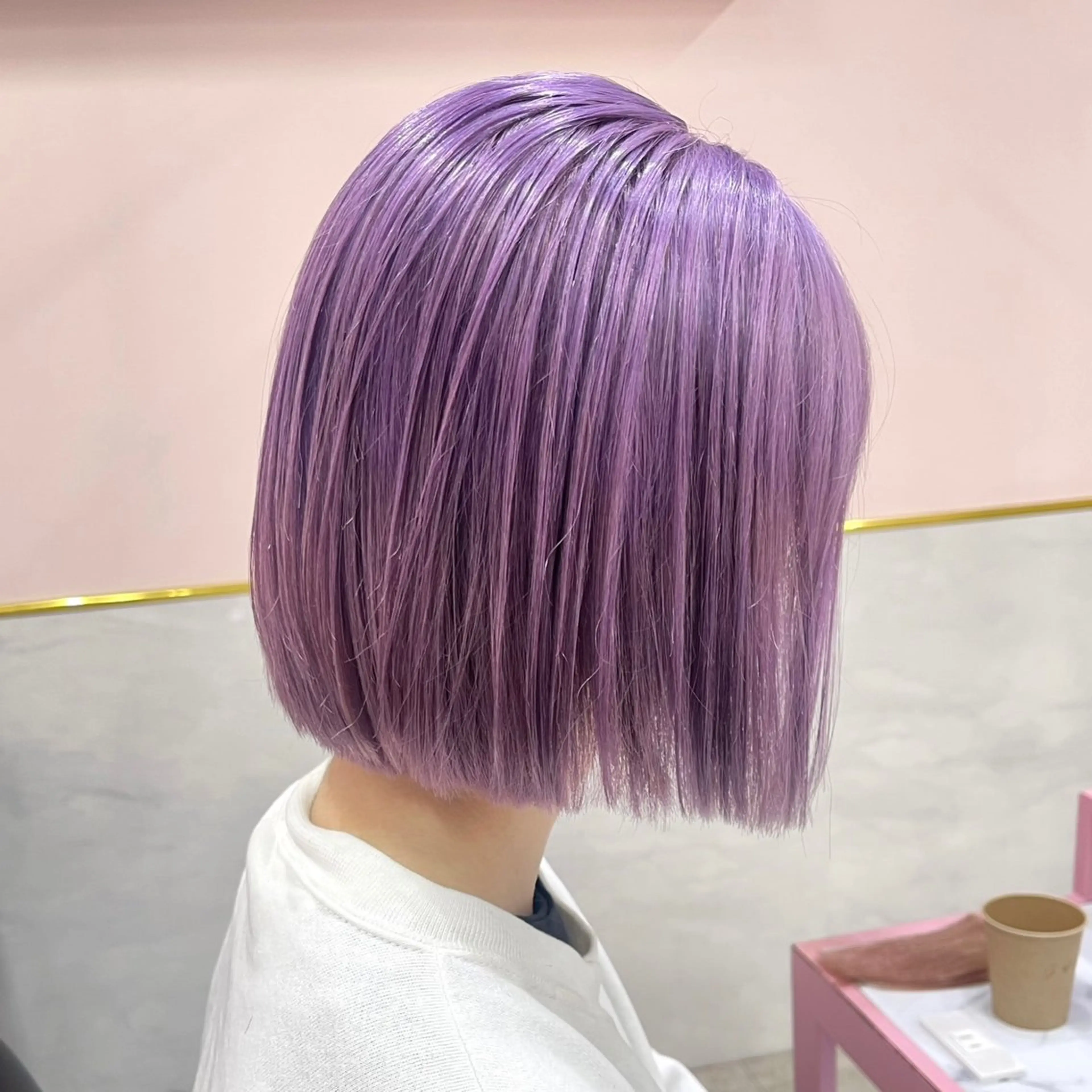 ショート カット ヘアカラー トリートメント ヘアセット 最強デザインカラー/ ブリーチ/アヤミ🌟のヘアスタイル