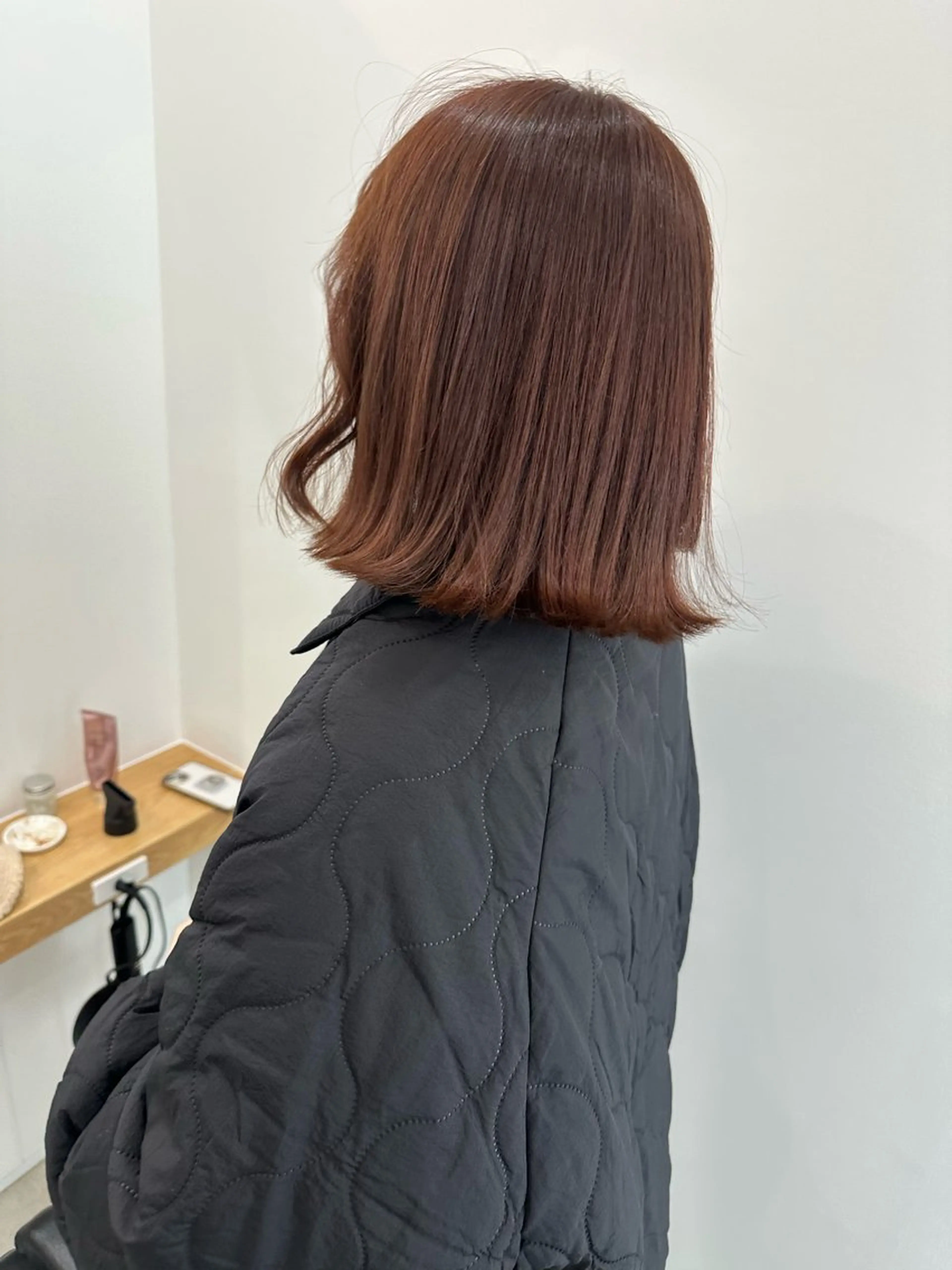 ミディアム カラー ヘアカラー トリートメント レイヤー/ナチュラル 💐nao.のヘアスタイル