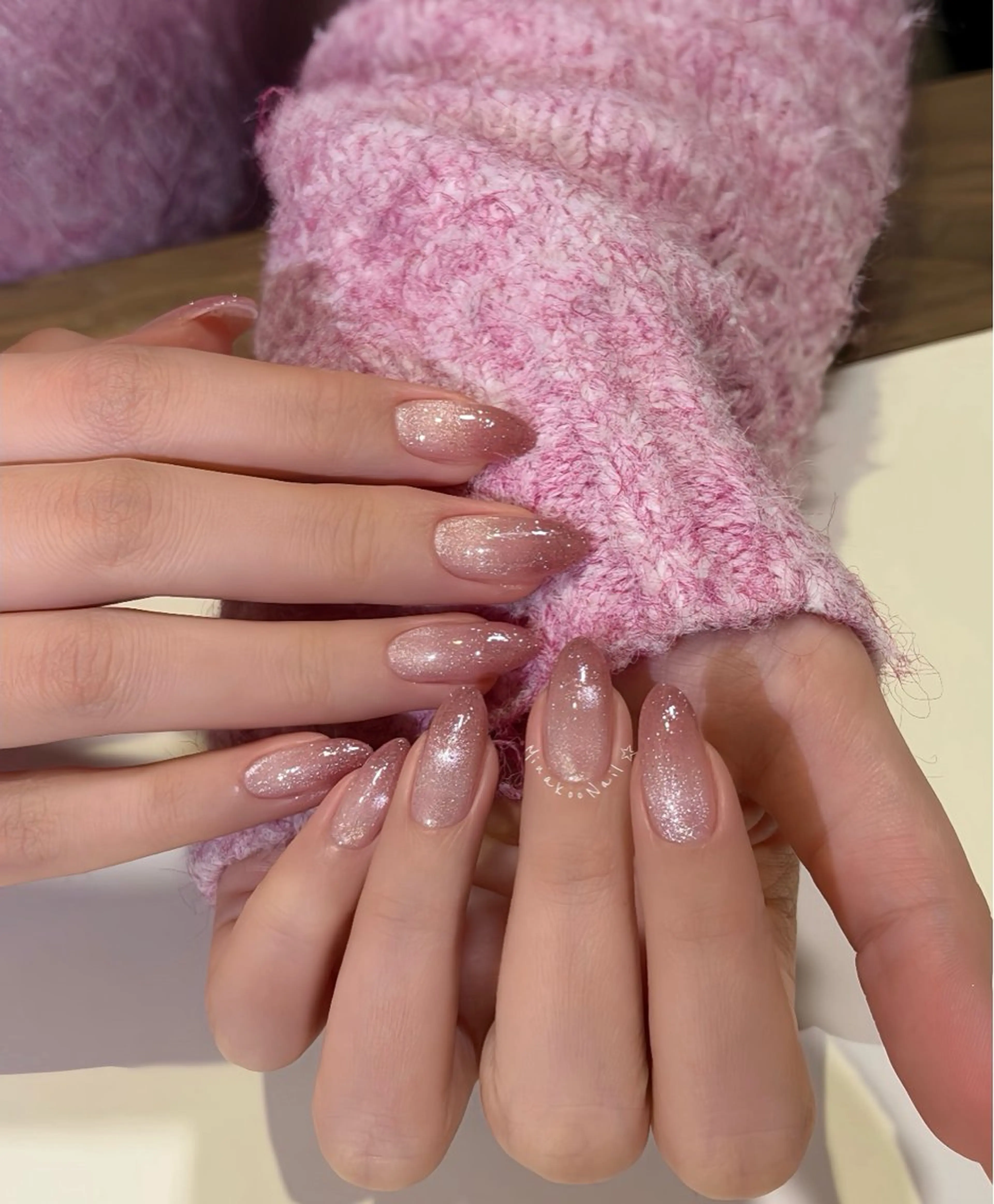 《新規自爪限定》水光マグネット+フラッシュカラー orラメ¥6480の写真