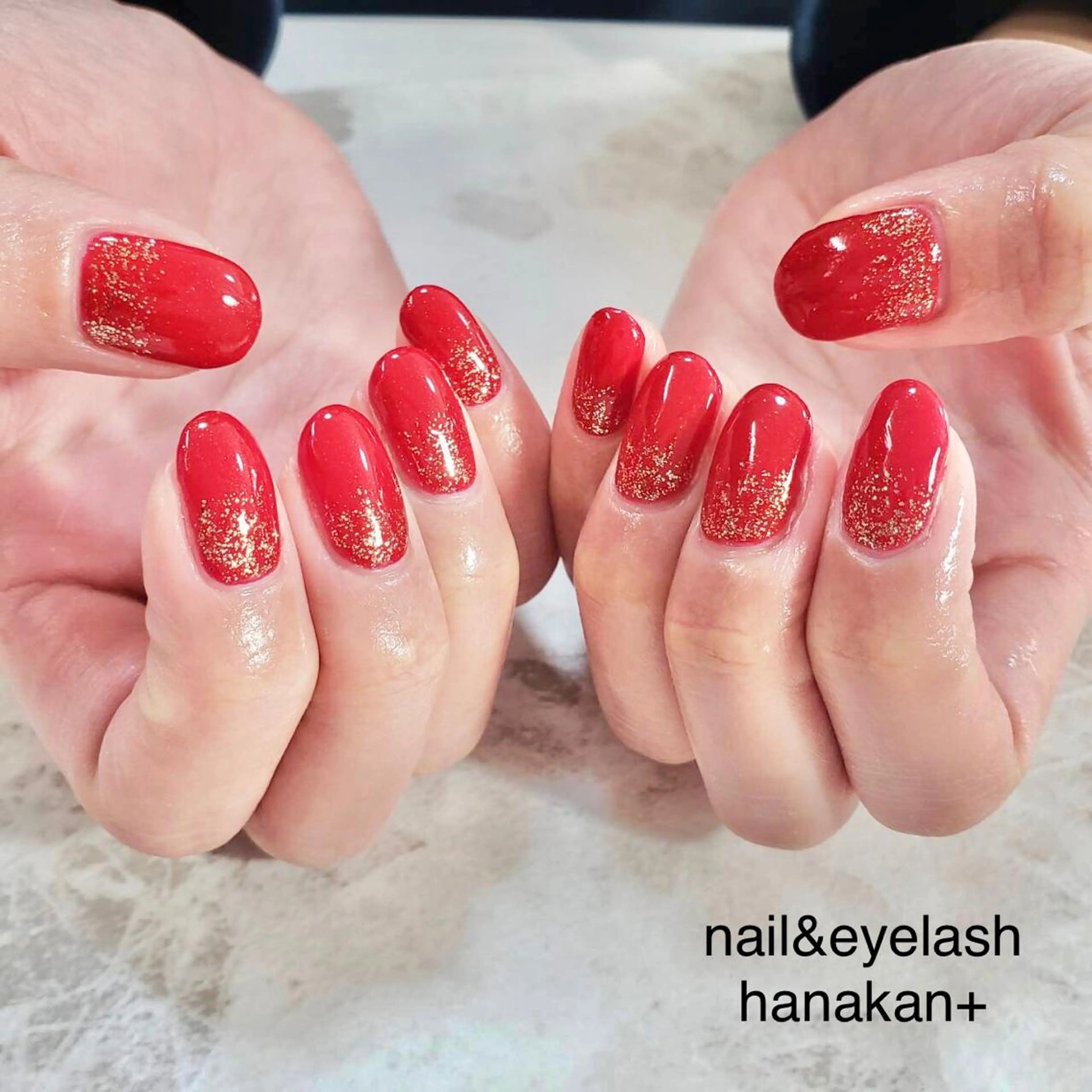 ネイル ラメ(グリッター) ハンドネイル S Fumiのマツエク・マツパデザイン