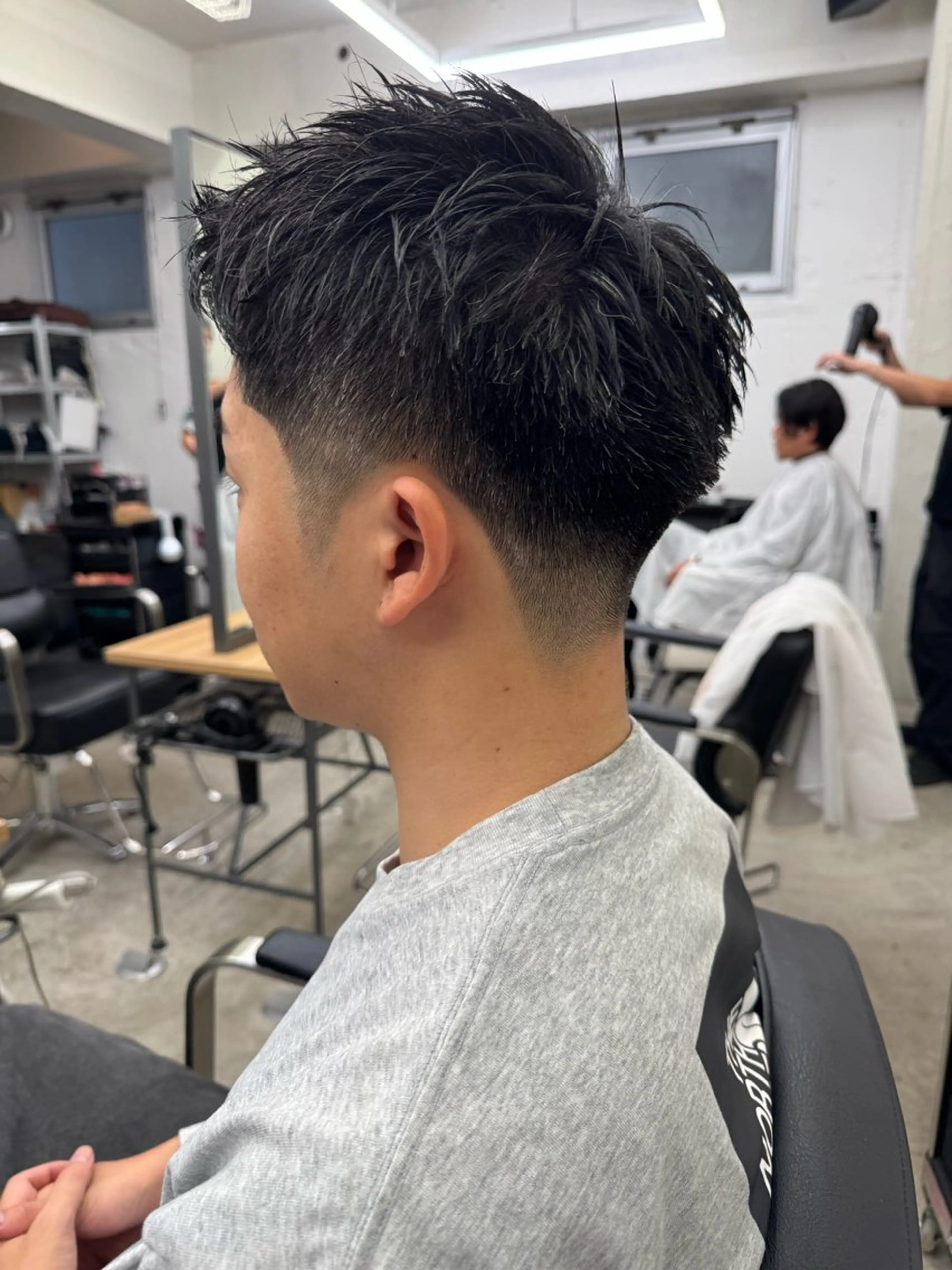 ショート メンズ ビジネス フェードカット メンズショート スキンフェード スパイキーショート カット トリートメント 💈メンズ特化💈 TASUKUのヘアスタイル