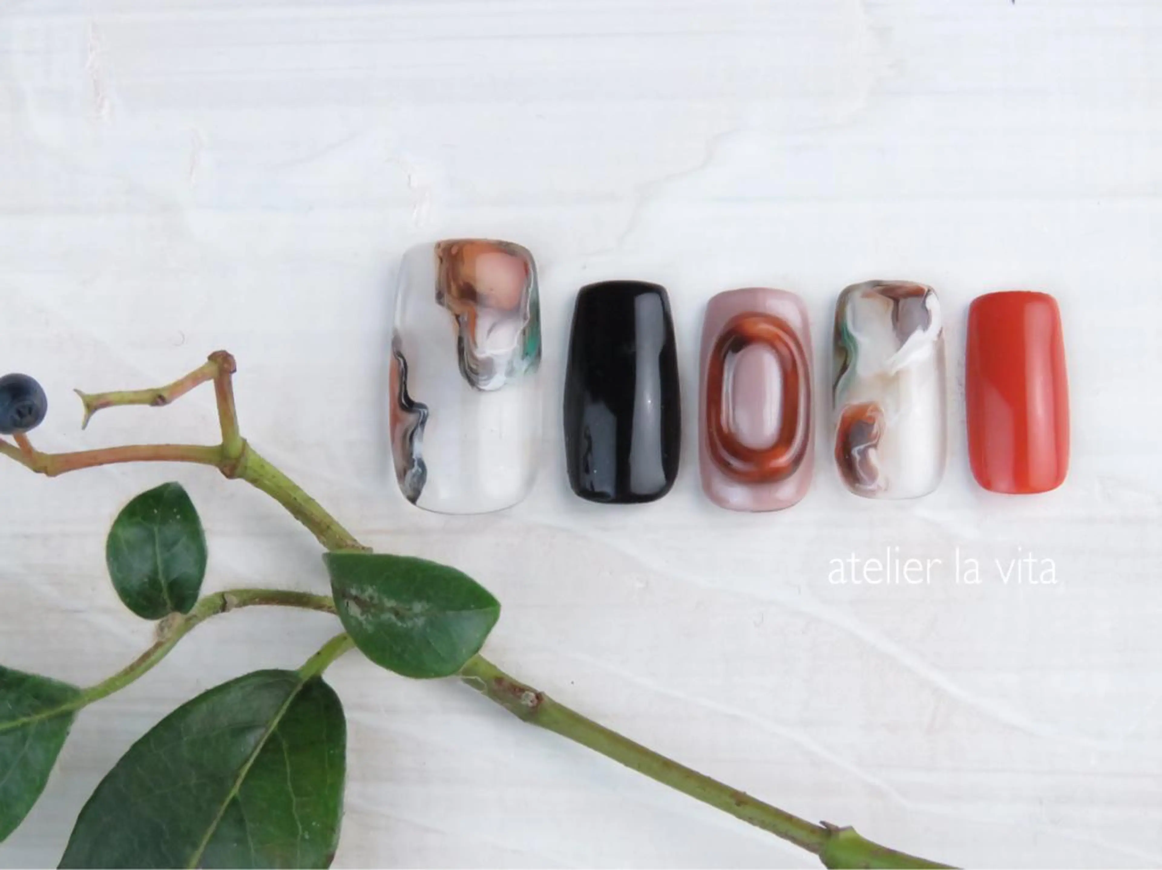 ネイル クリアネイル ジェルネイル 大理石ネイル(マーブル) メンズネイル ワンカラーネイル ハンドネイル lavita. mimuraのネイルデザイン