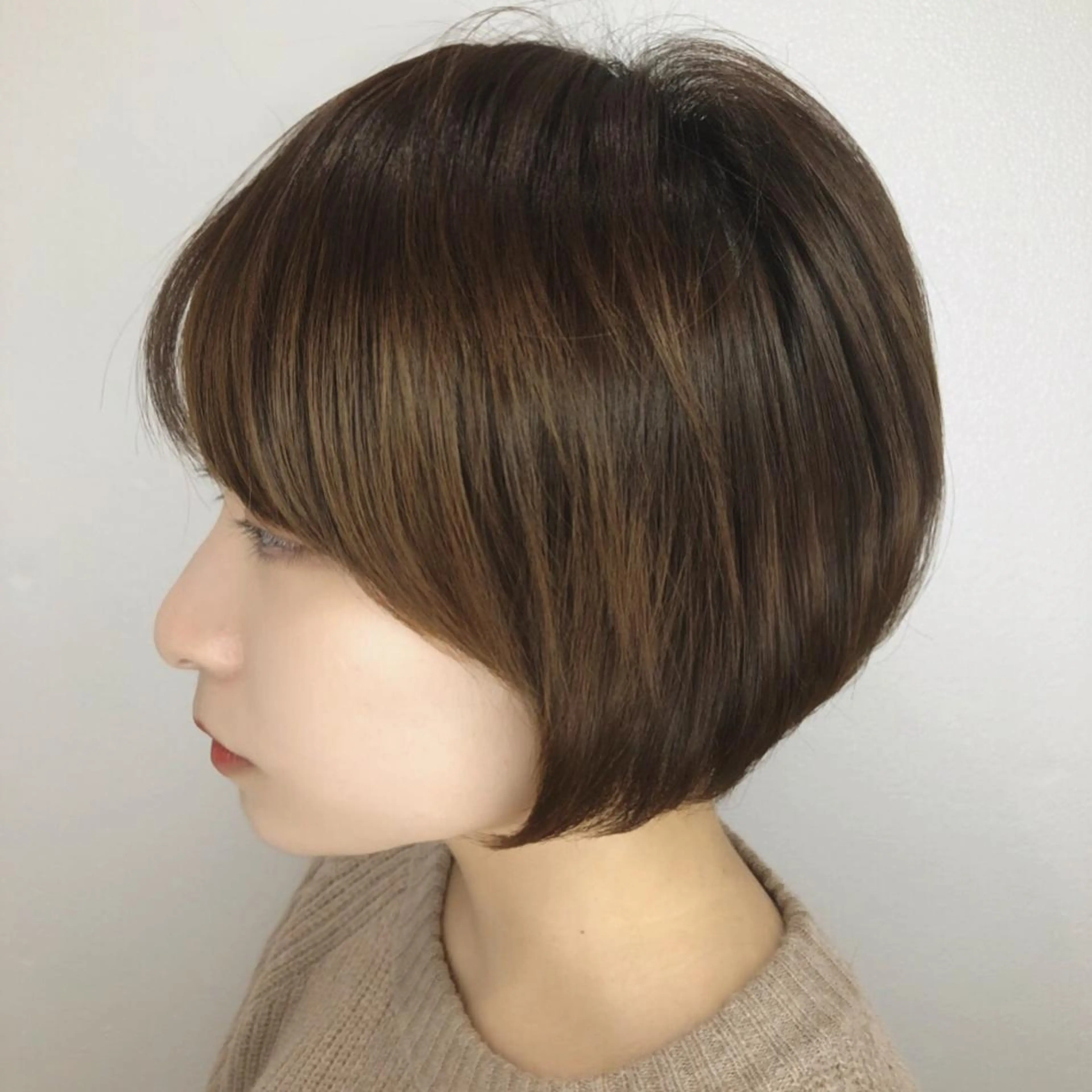 ショート カラー ショートボブ ハンサムショート ボブ ショートヘア 小顔カット カット ヘアカラー トリートメント 上田 篤史のヘアスタイル