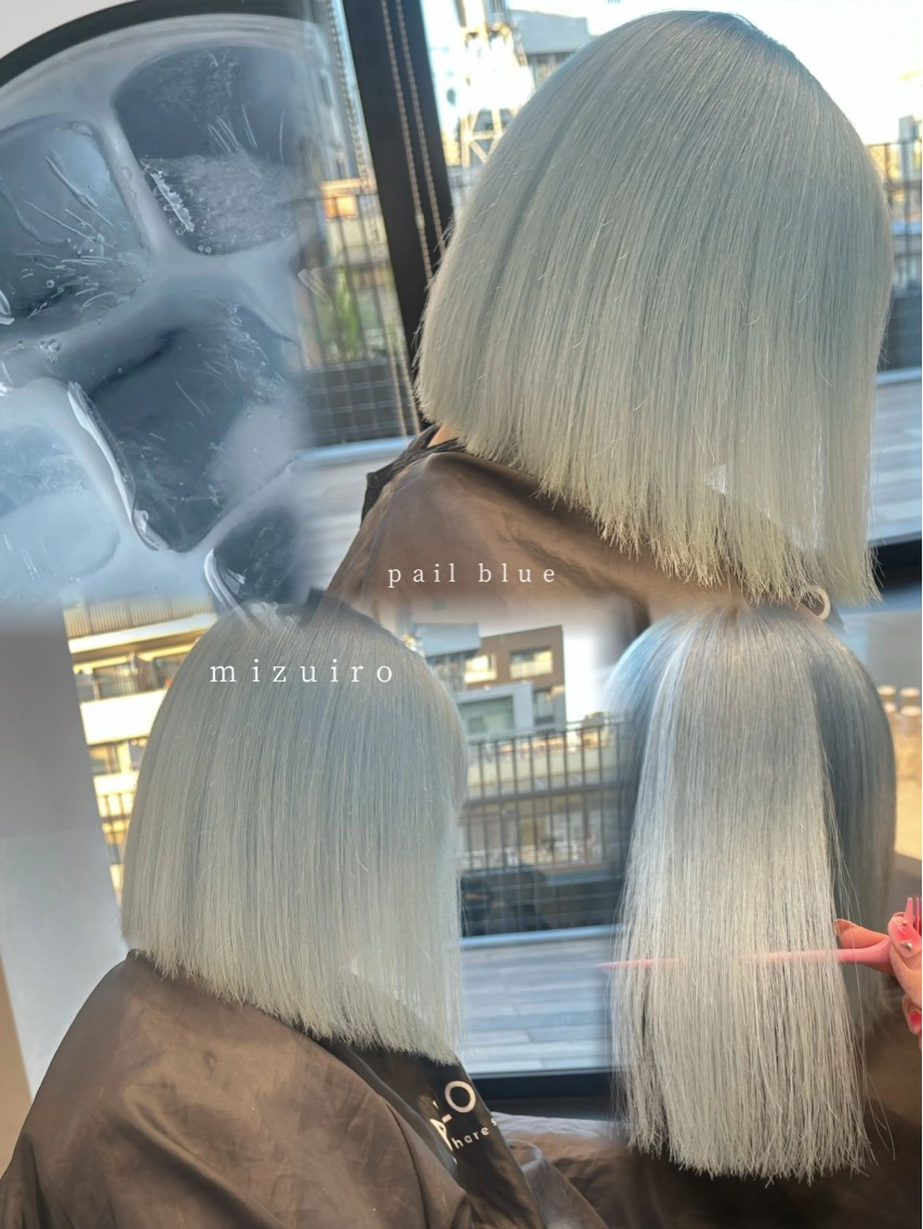 ミディアム カラー ヘアカラー トリートメント 🤍垢抜け♡透明感 カラーmoeka🤍のヘアスタイル