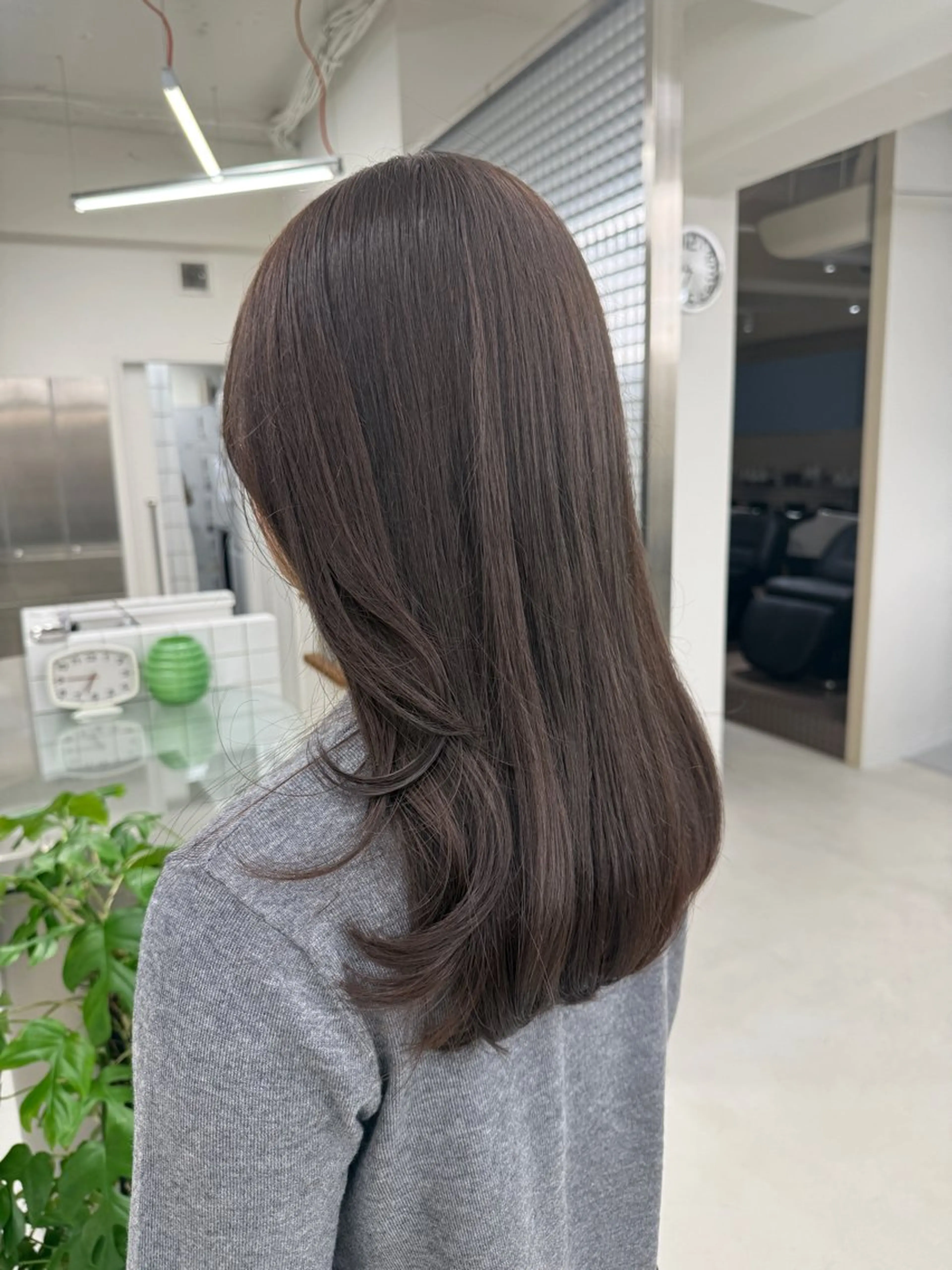 セミロング カラー カット ヘアカラー トリートメント 表参道🌿赤み消し カラー/チナツのヘアスタイル