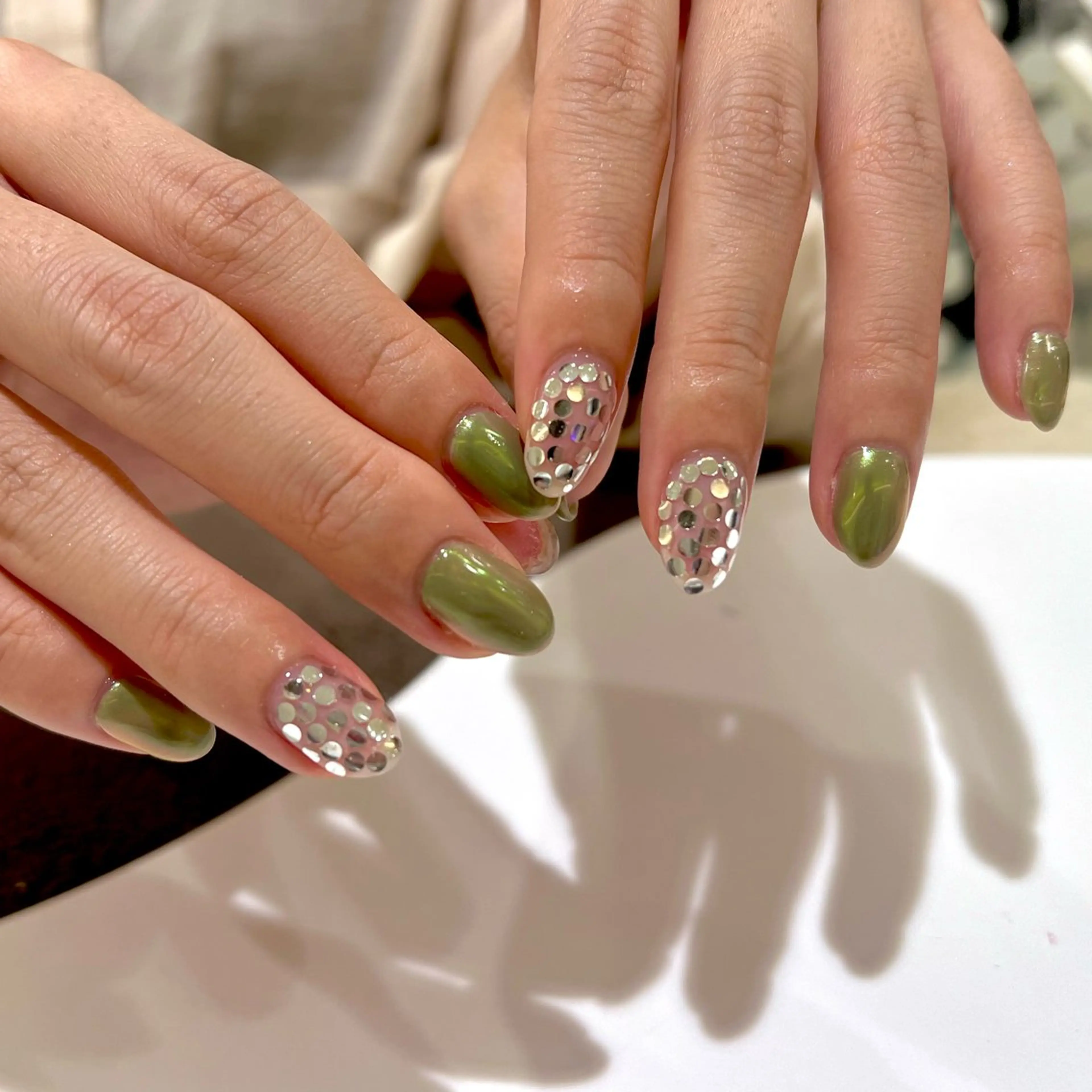 ネイル 持ち込み ハンドネイル 田中 夏海のネイルデザイン