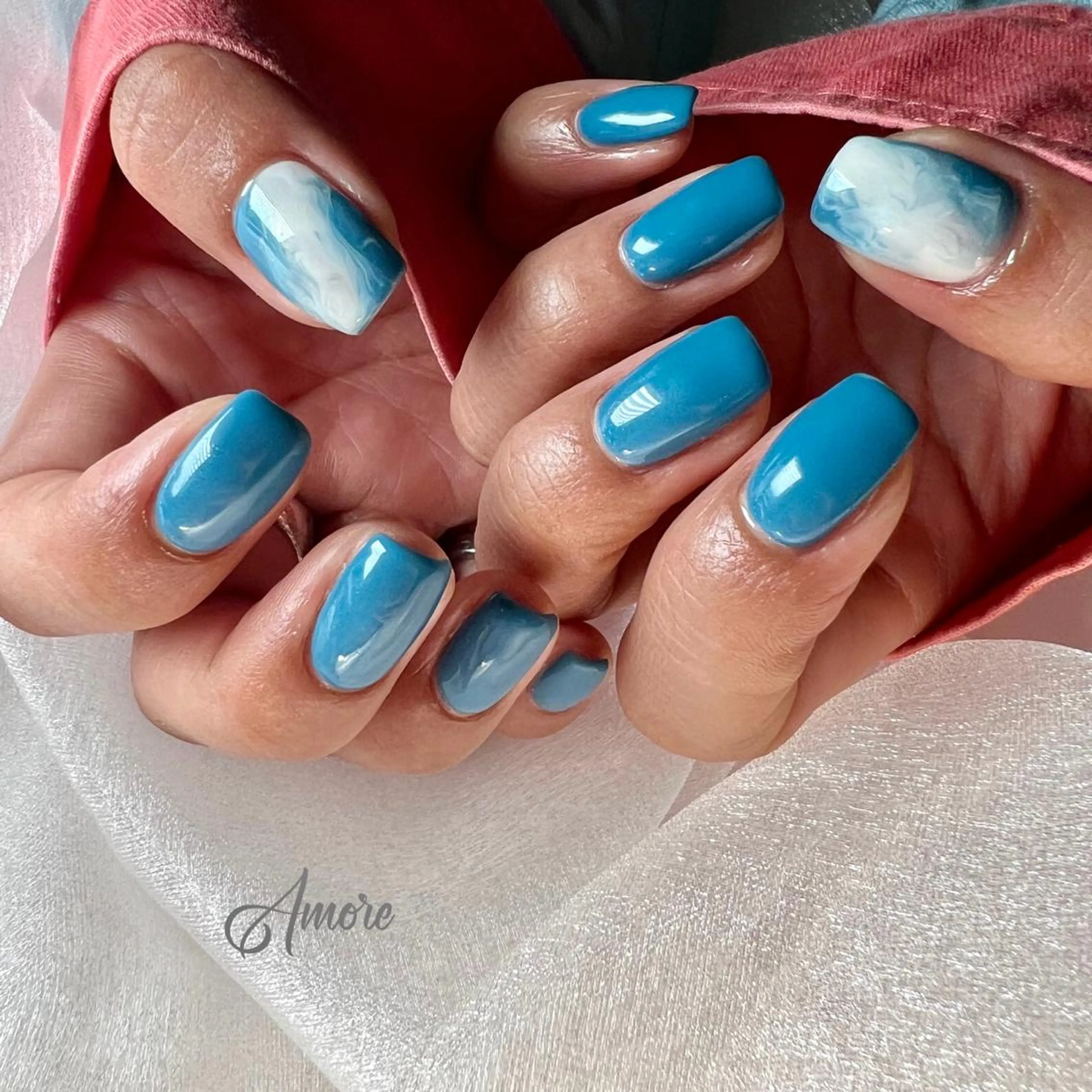 ネイル ジェルネイル 韓国ネイル ミラーネイル オフィスネイル パラジェル You kyehwaのネイルデザイン