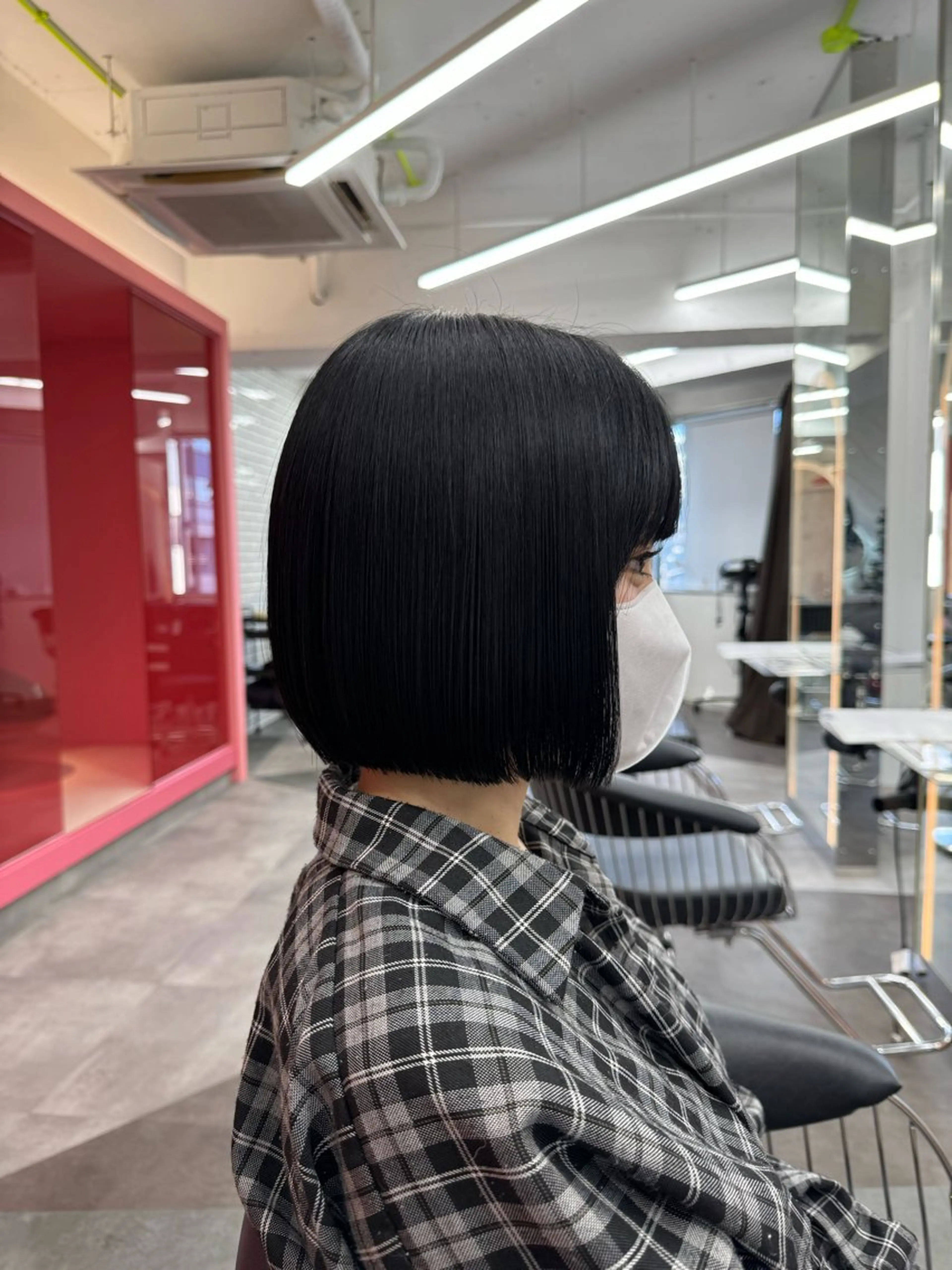 ショート カラー 切りっぱなしボブ ボブ くせ毛 髪質改善 韓国風ヘア カット ヘアカラー 縮毛矯正 トリートメント 🌹艶ボブの達人🌹 SYOHEIのヘアスタイル