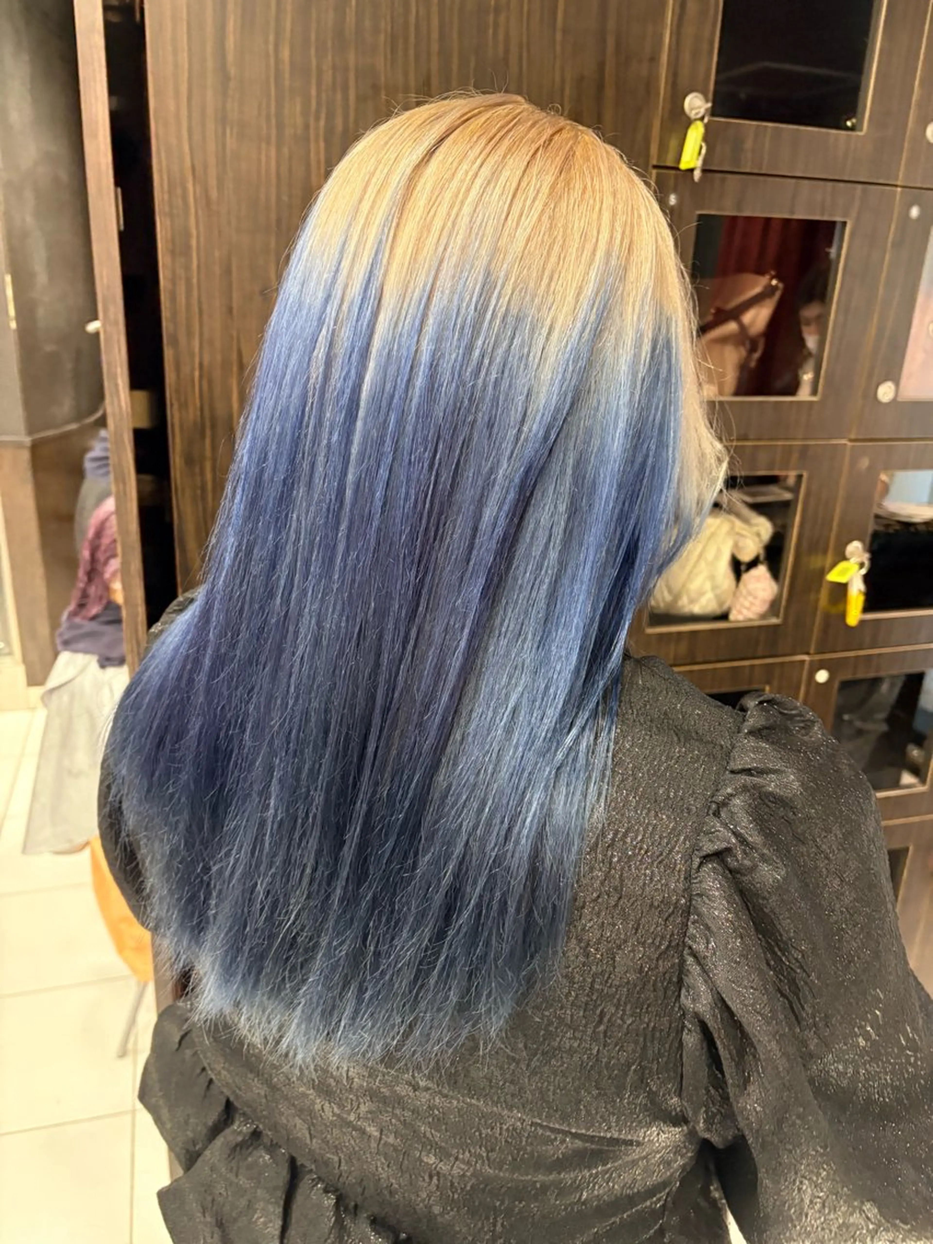 セミロング カラー 🦋YUI 髪質改善 ブリーチ　着付け🦋のヘアスタイル