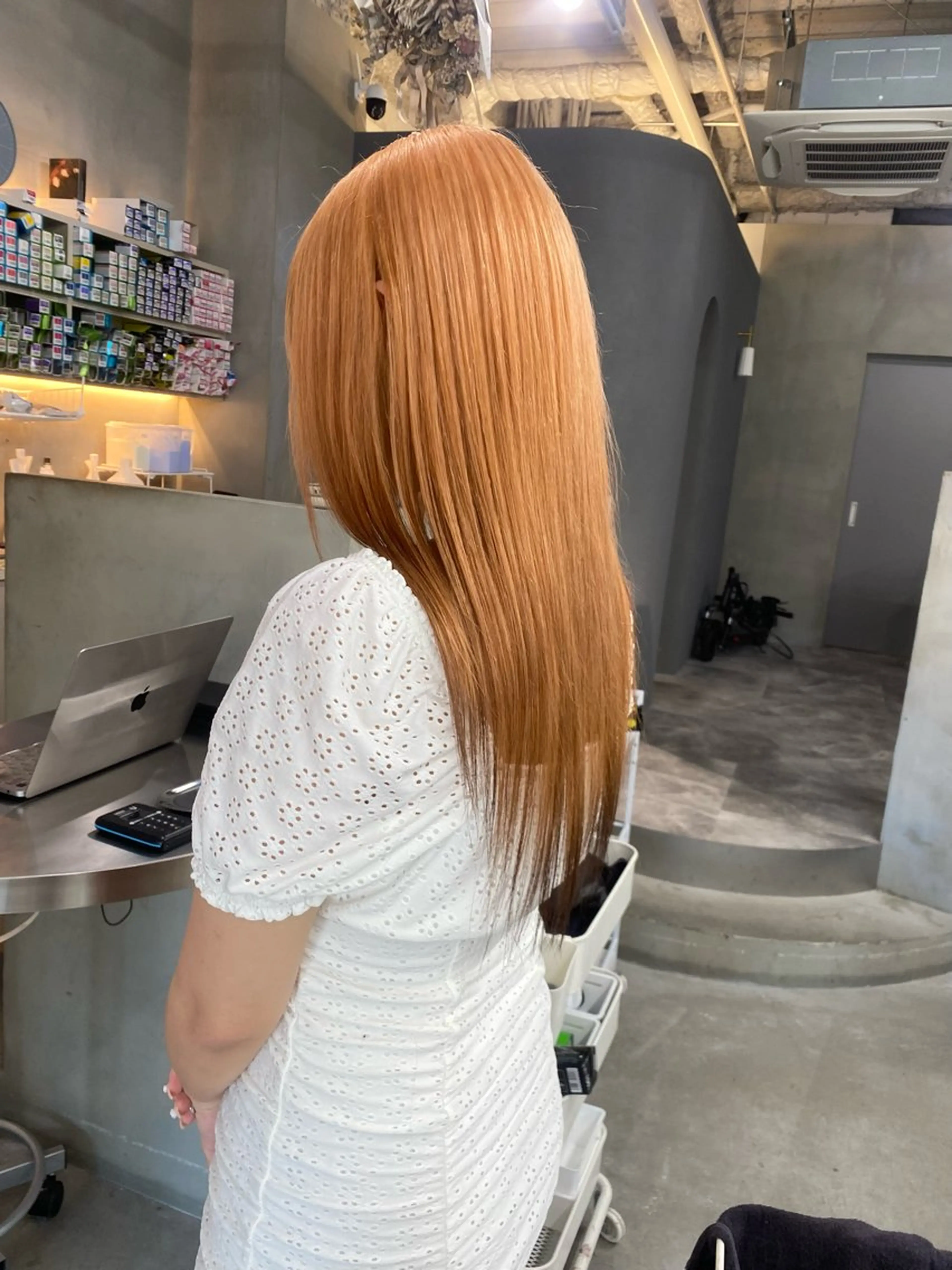 ロング カラー ヘアカラー 前橋 姫奈のヘアスタイル