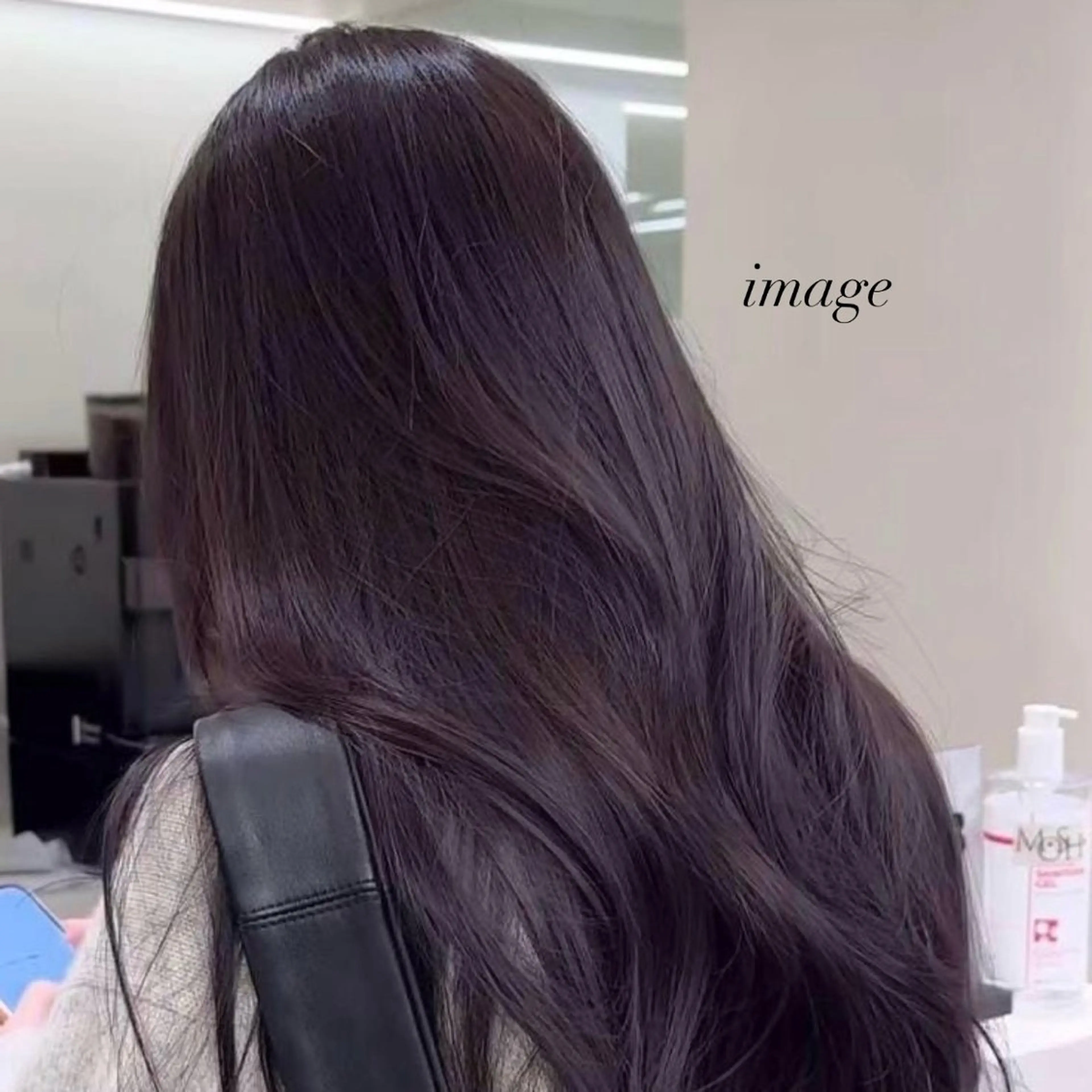 【髪質改善】髪質改善カラー + 5step BYKARTE treatment🖤🫧の写真
