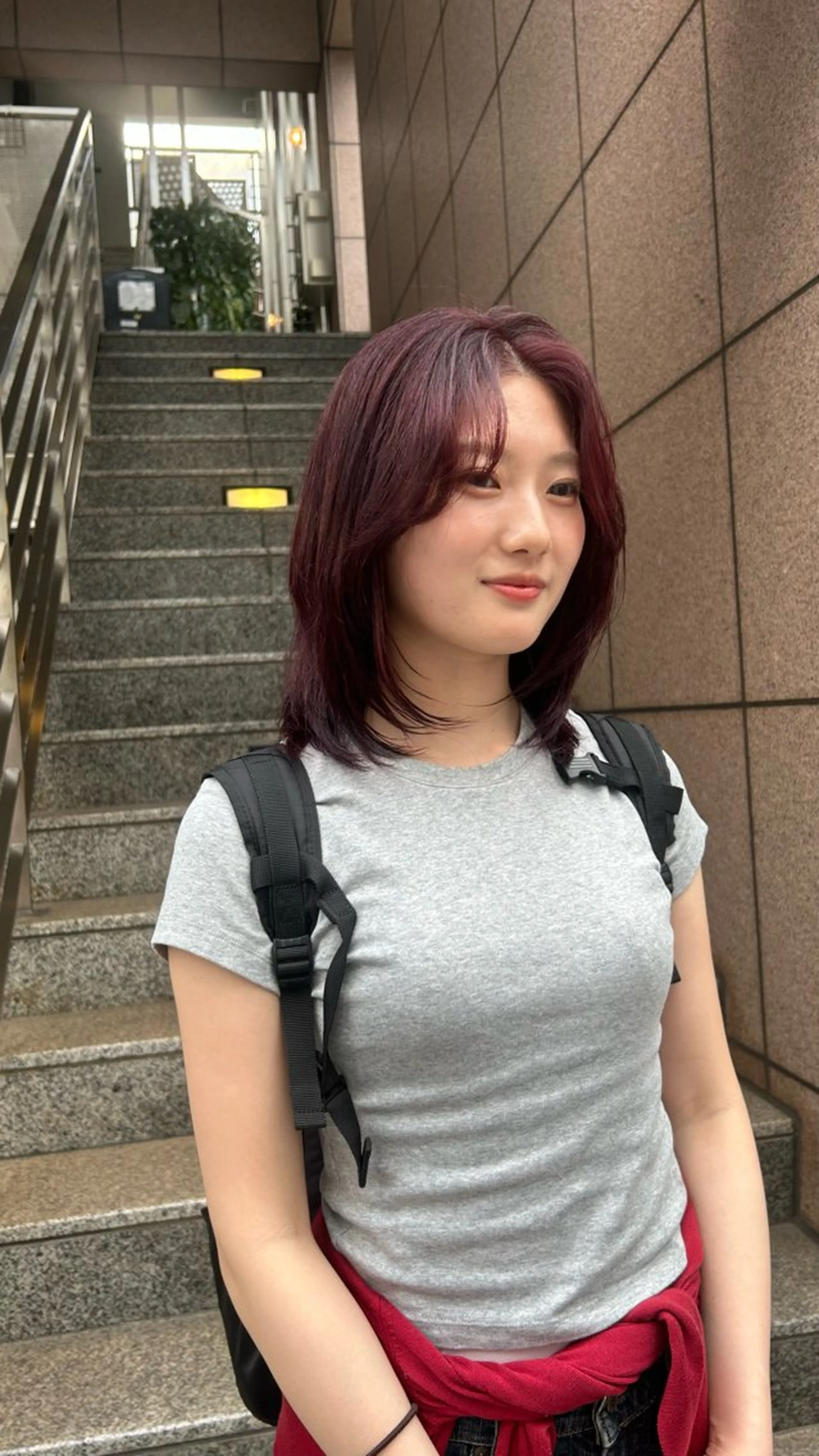 ミディアム カラー ヘアカラー じゅわっと暖色カラー 🍊Moemiのヘアスタイル