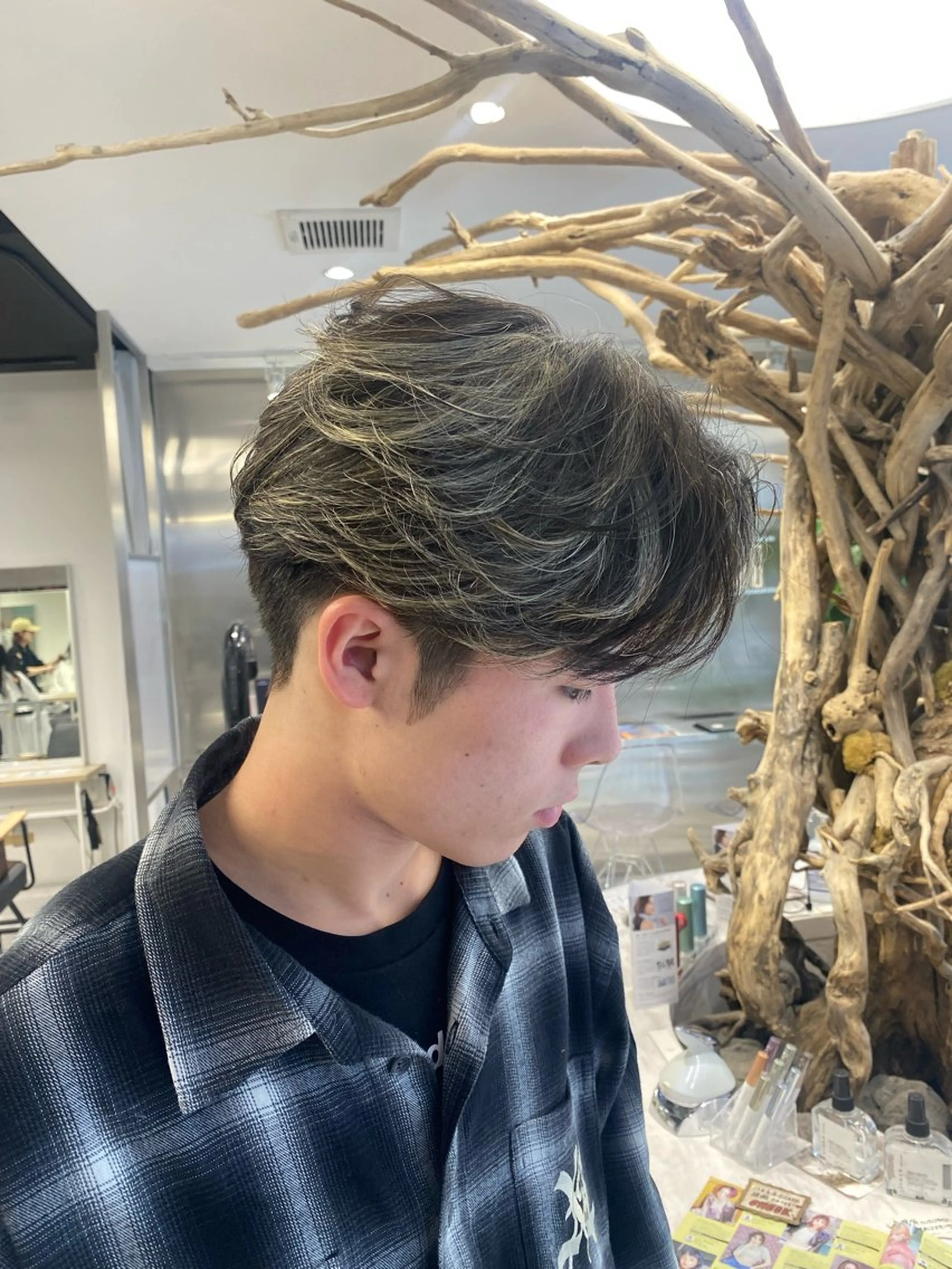 パーマ メンズ カット パーマ シャドウパーマ/ ルーズパーマ/メンズのヘアスタイル