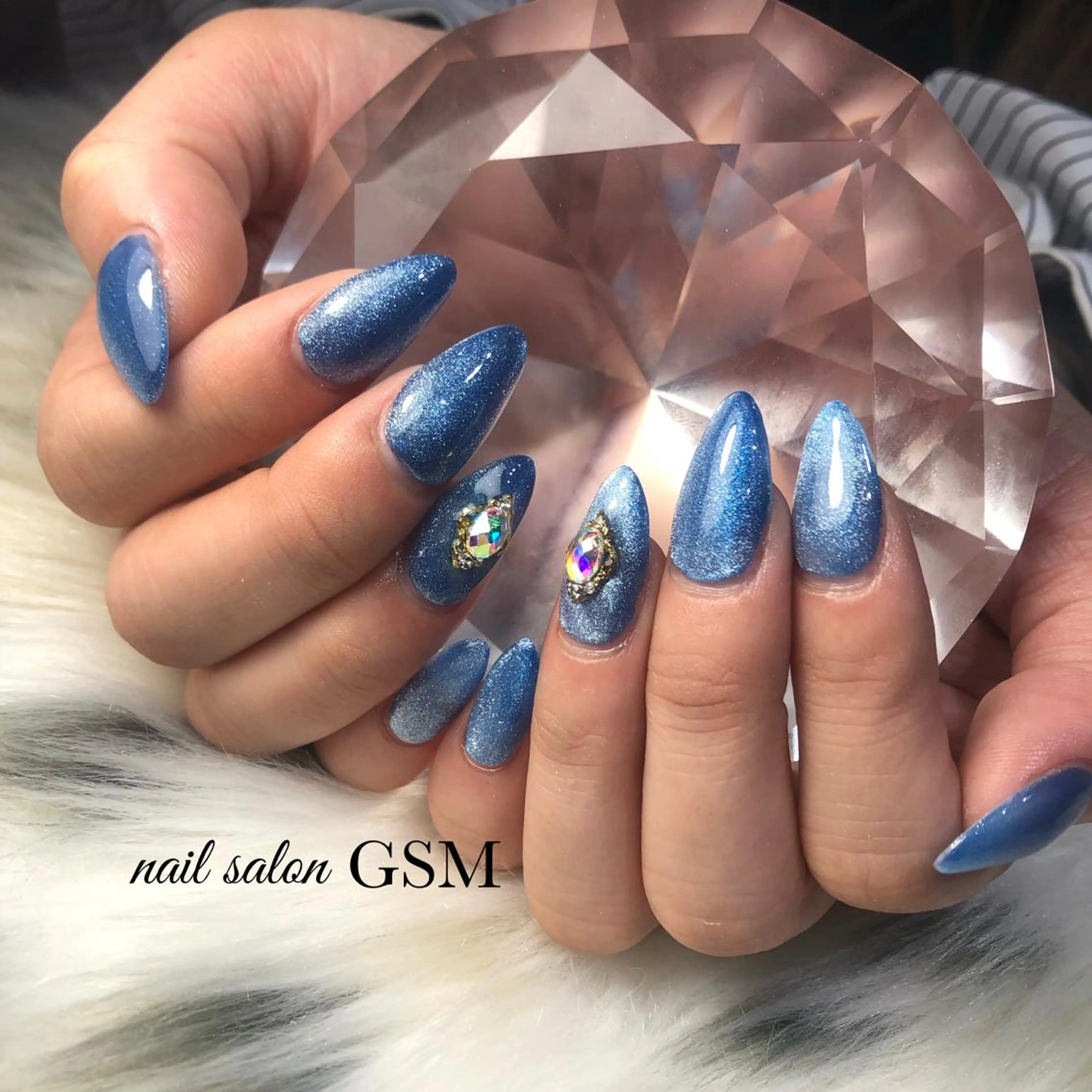 ネイル マグネットネイル ハンドネイル nail salon GSMのネイルデザイン
