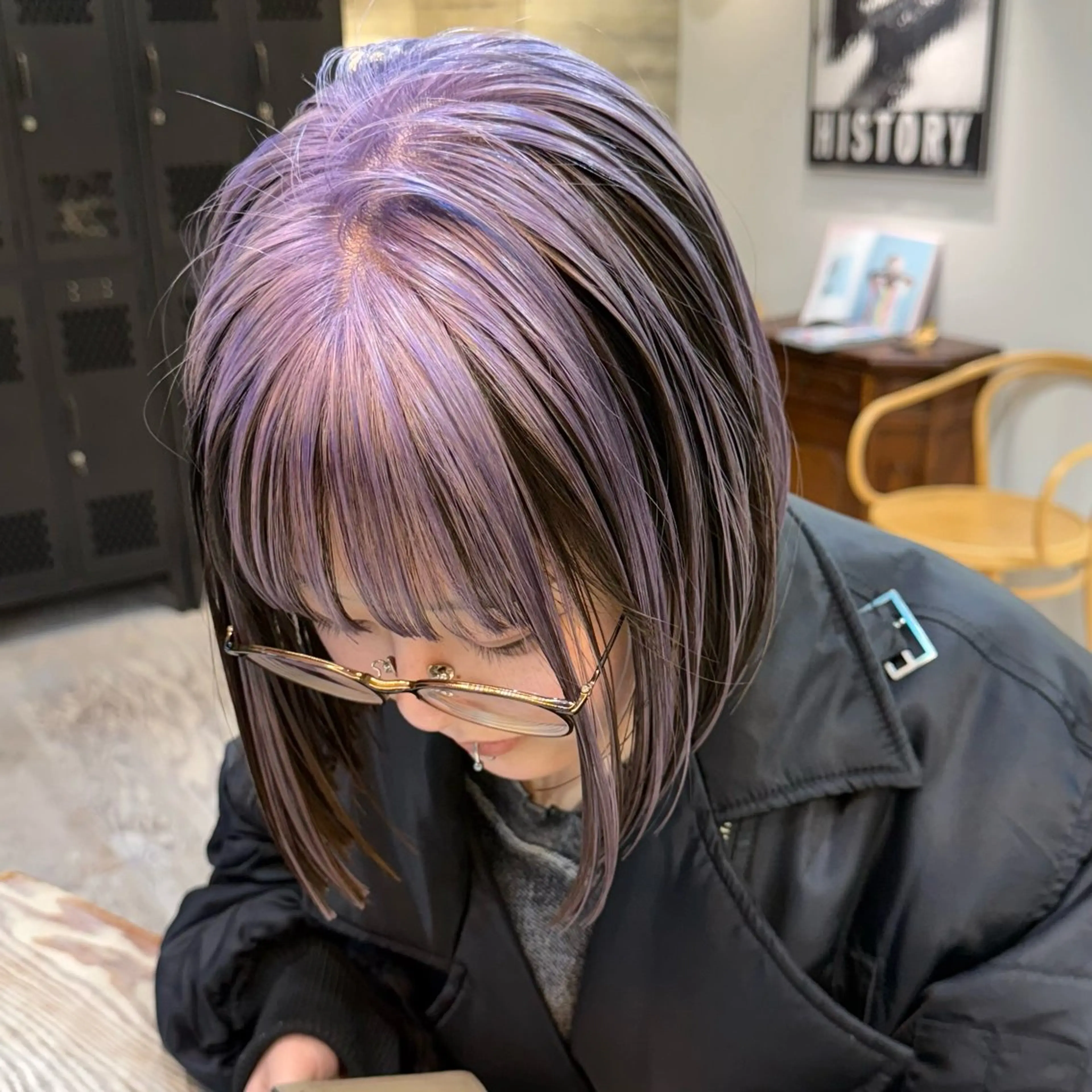 カラー RINA .のヘアスタイル