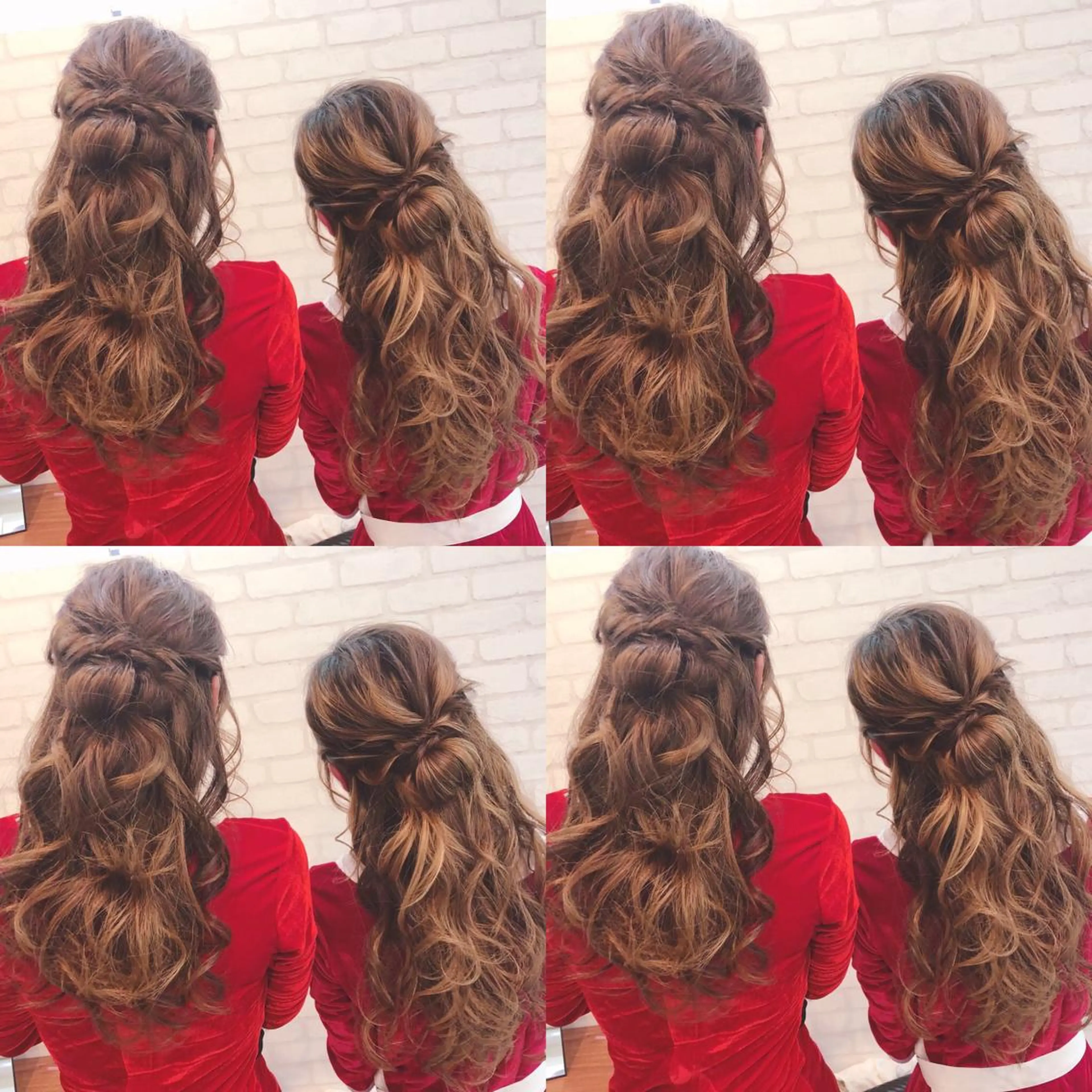 ロング ヘアアレンジ ハーフアップ 🌷MAYU 🌷のヘアスタイル