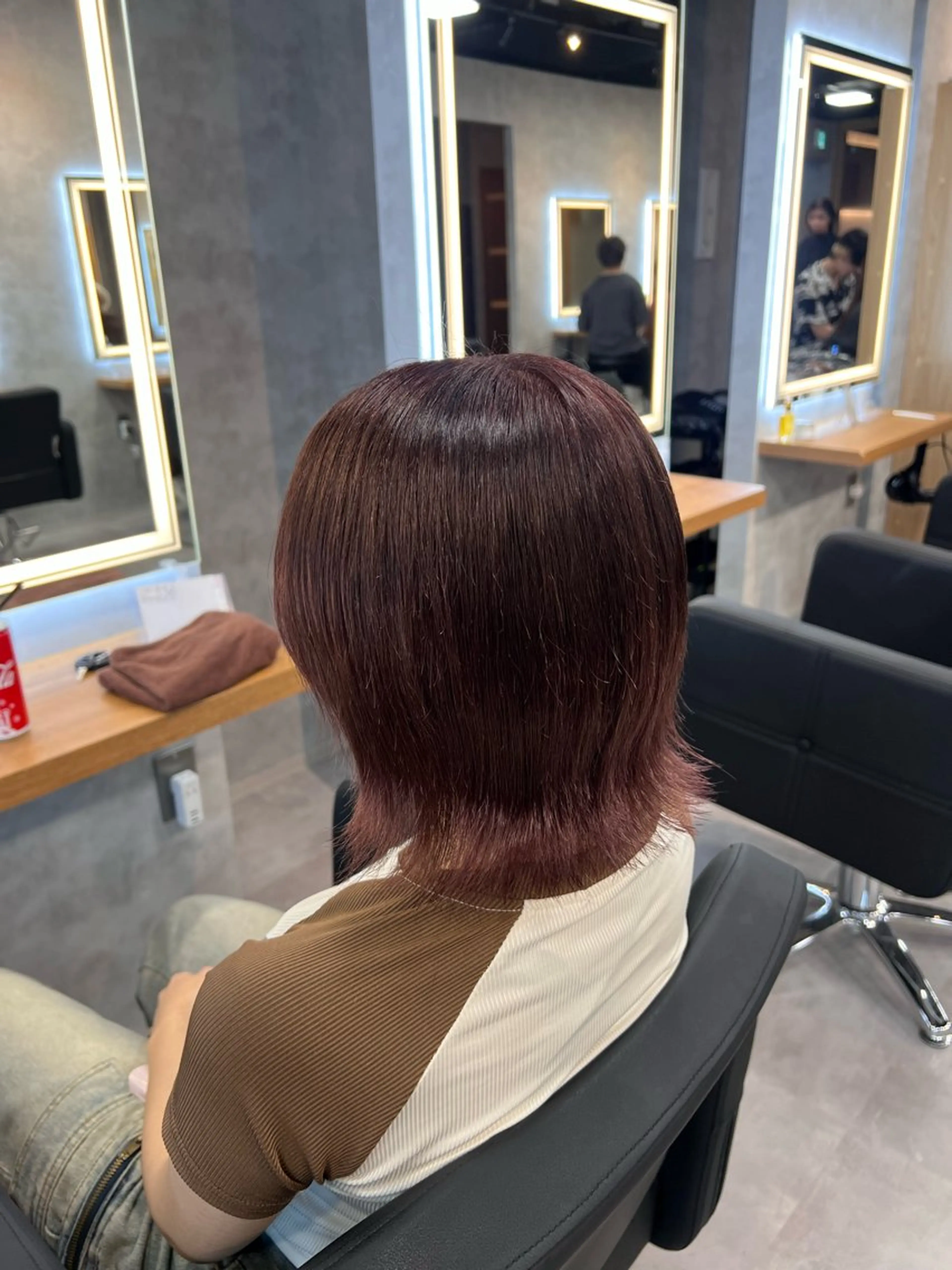 ミディアム カラー 💖札幌カラー 指名No.1💖玲奈のヘアスタイル